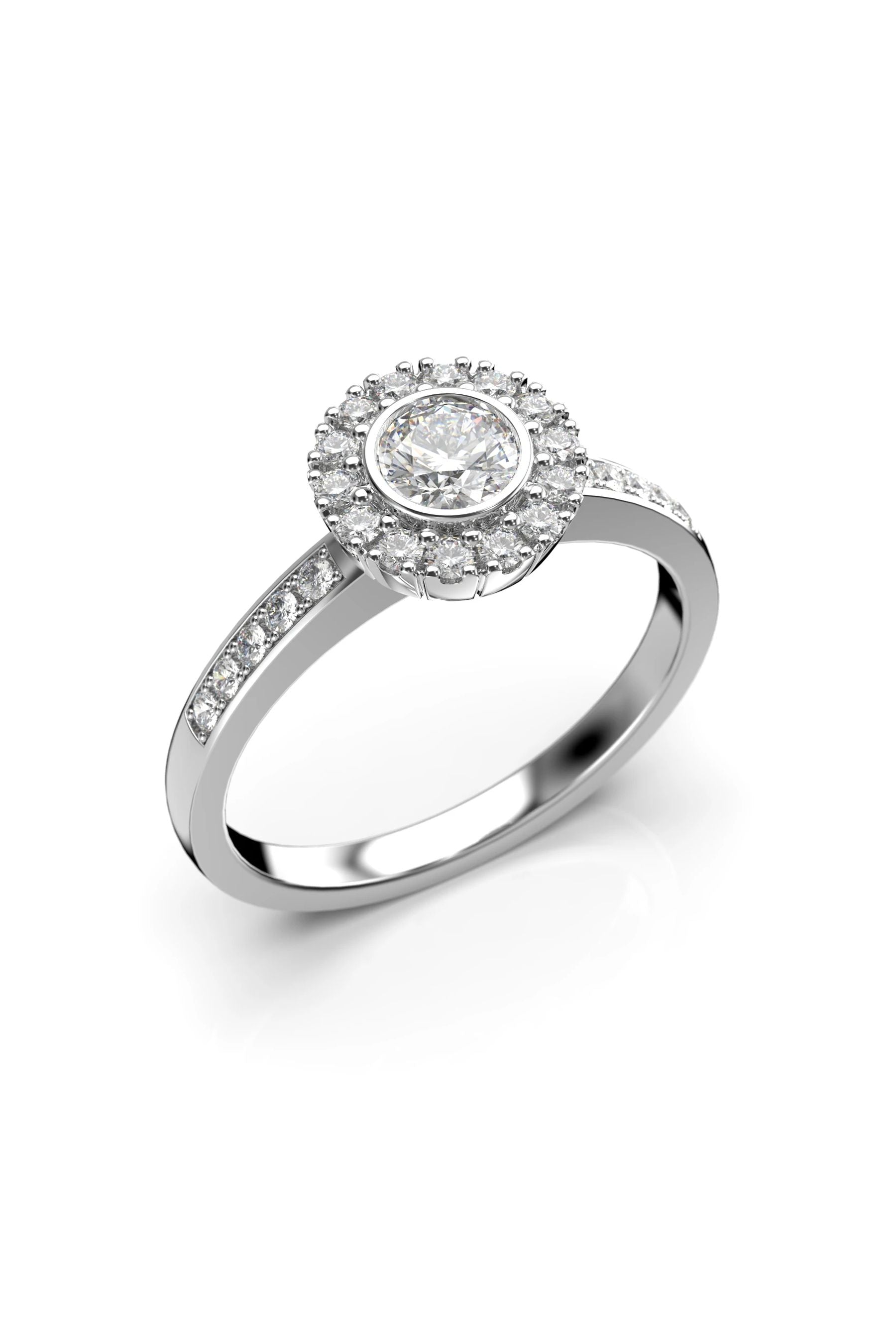 Festive Amelie Sides 0,25ct + 24x0,01ct 15,5