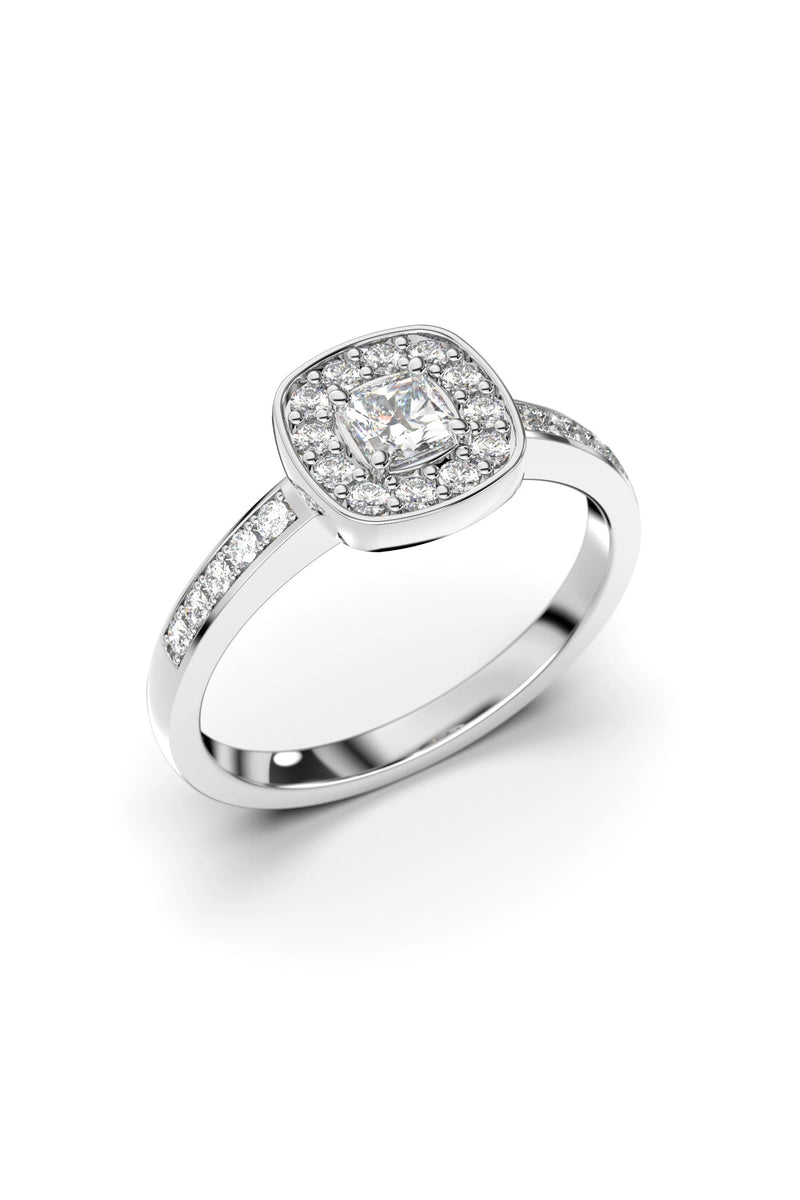 Festive Alicia Halo Asscher 0,21ct + 22x0,01ct 503-043-VK tuotekuva