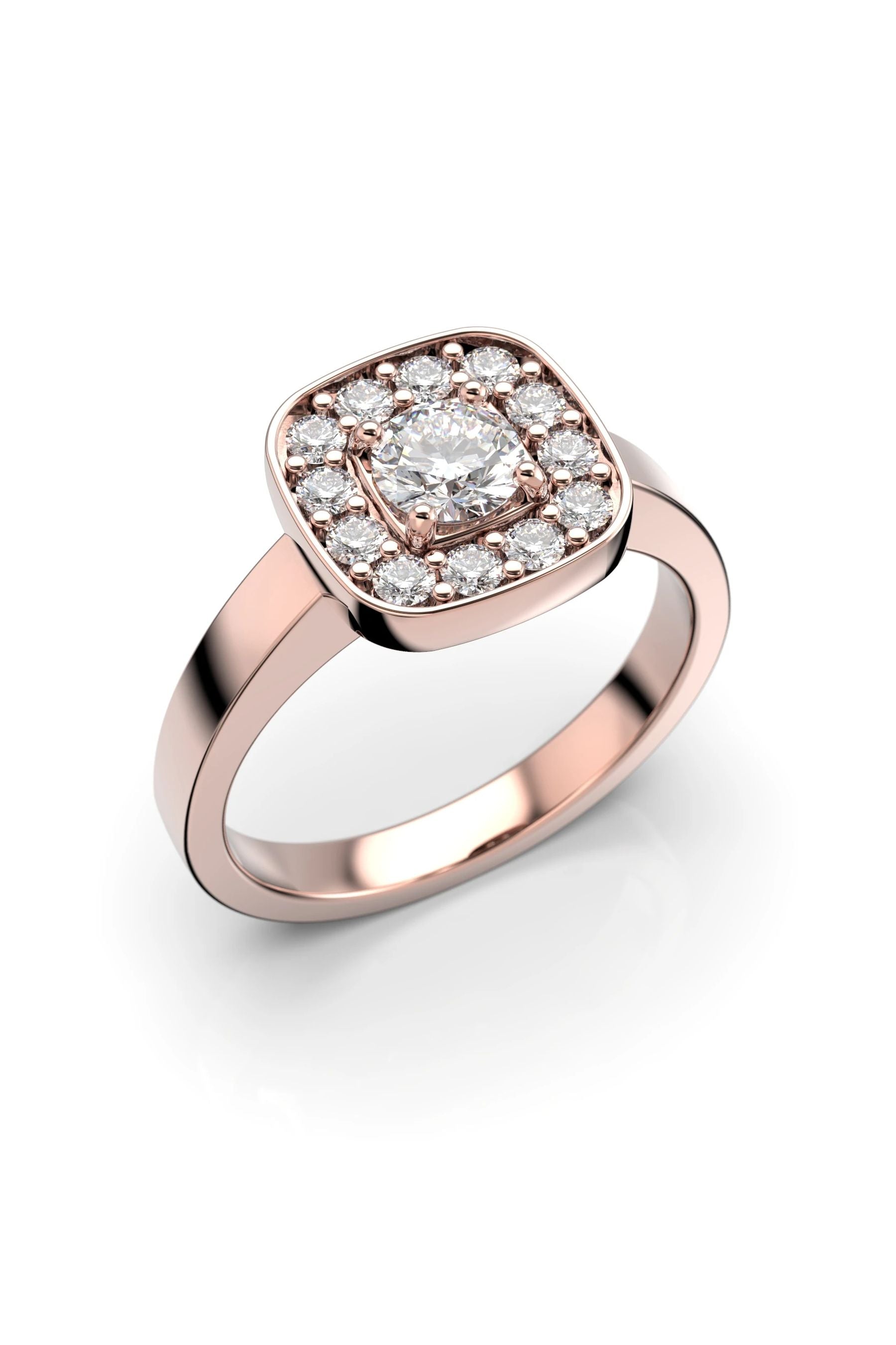 Festive Jane Halo 0,30ct + 12x0,02ct 15,5