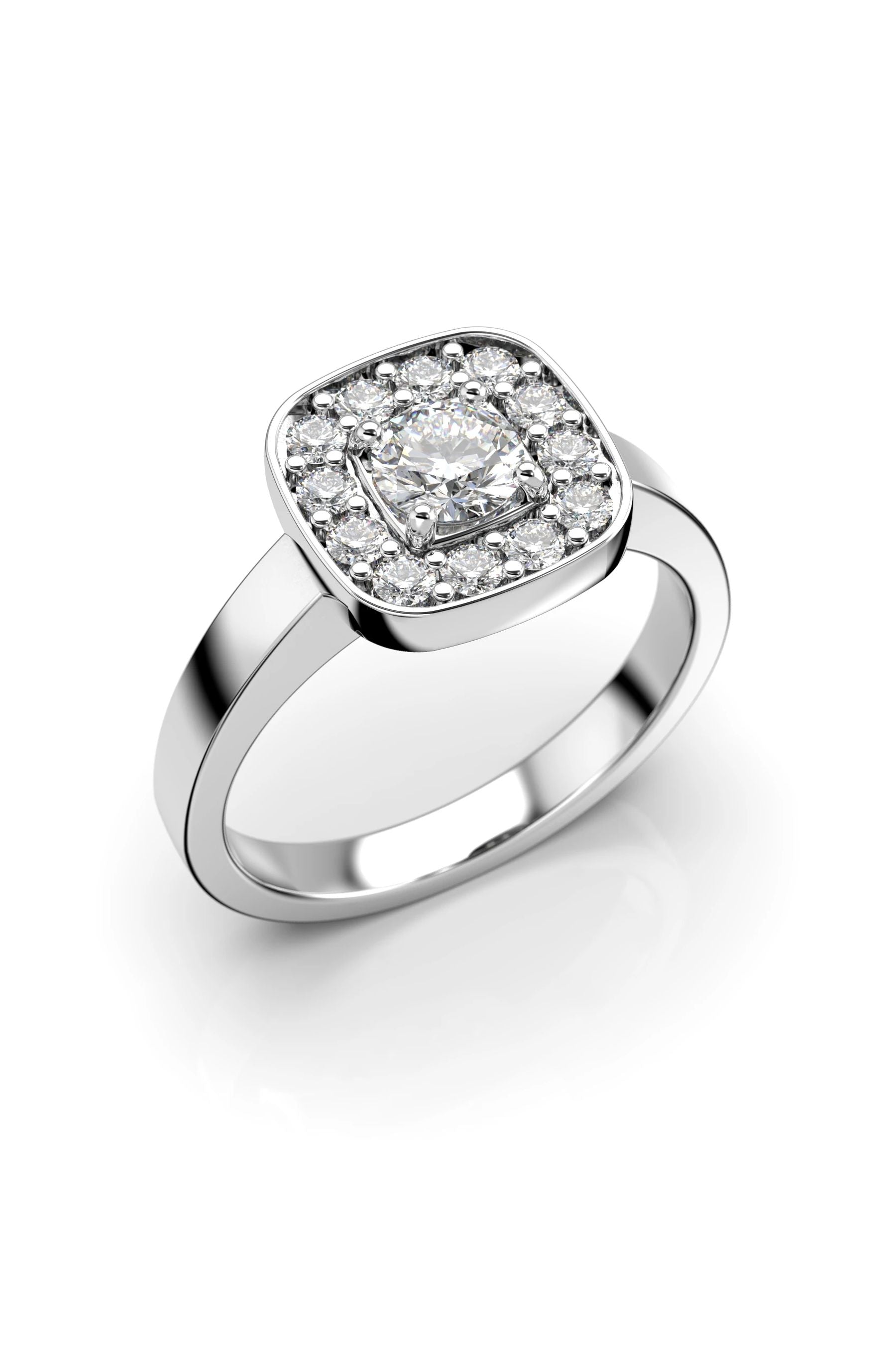Festive Jane Halo 0,30ct + 12x0,02ct 15,5