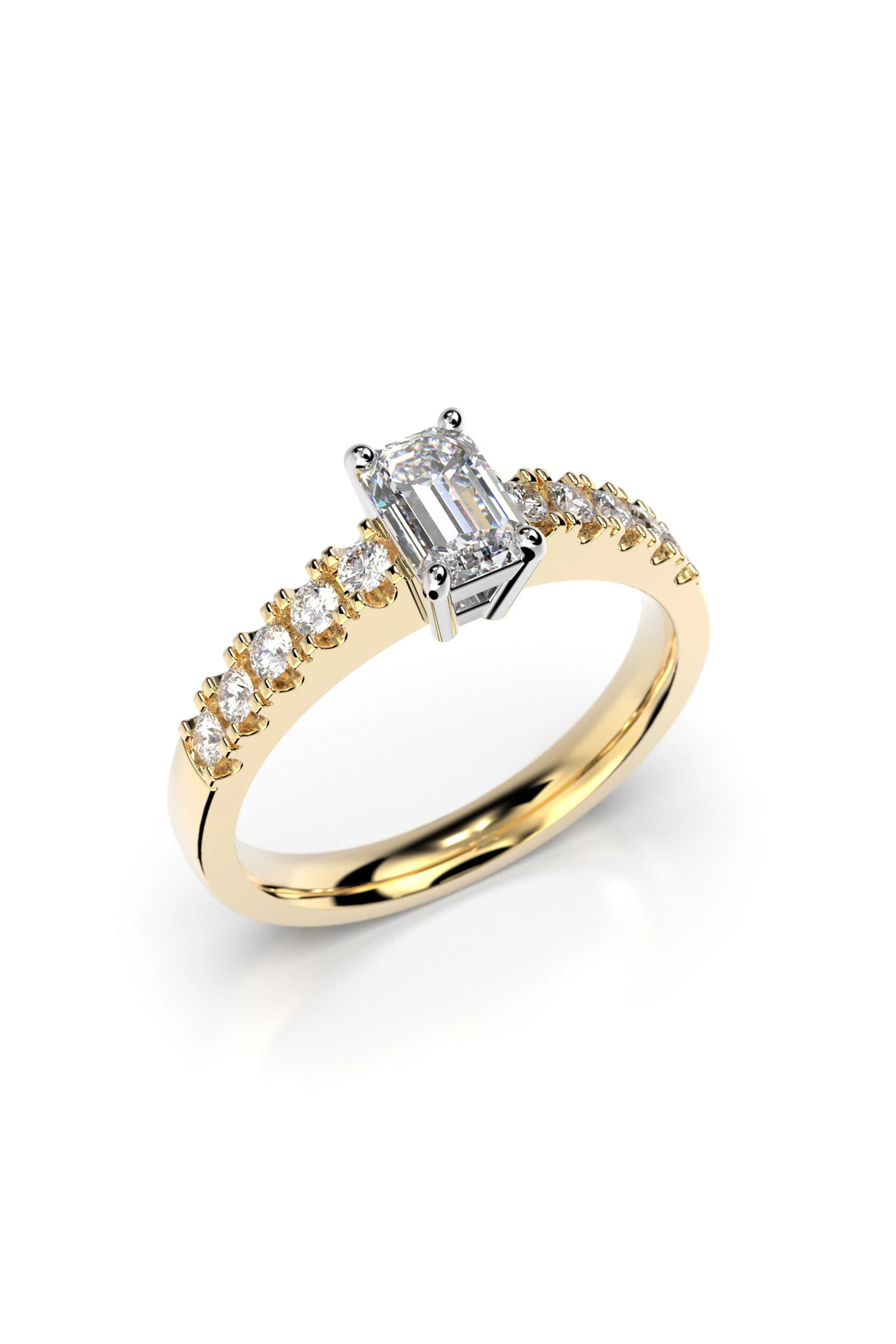 Festive Elinor Smaragdi + 10x0,02ct 15,5