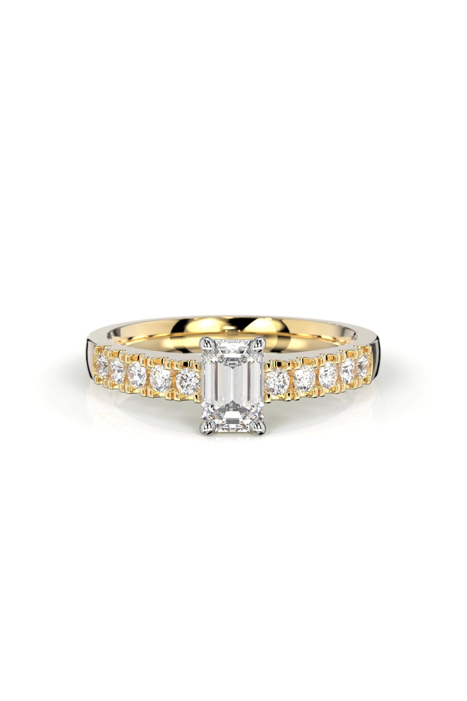 Festive Elinor Smaragdi + 10x0,02ct 15,5