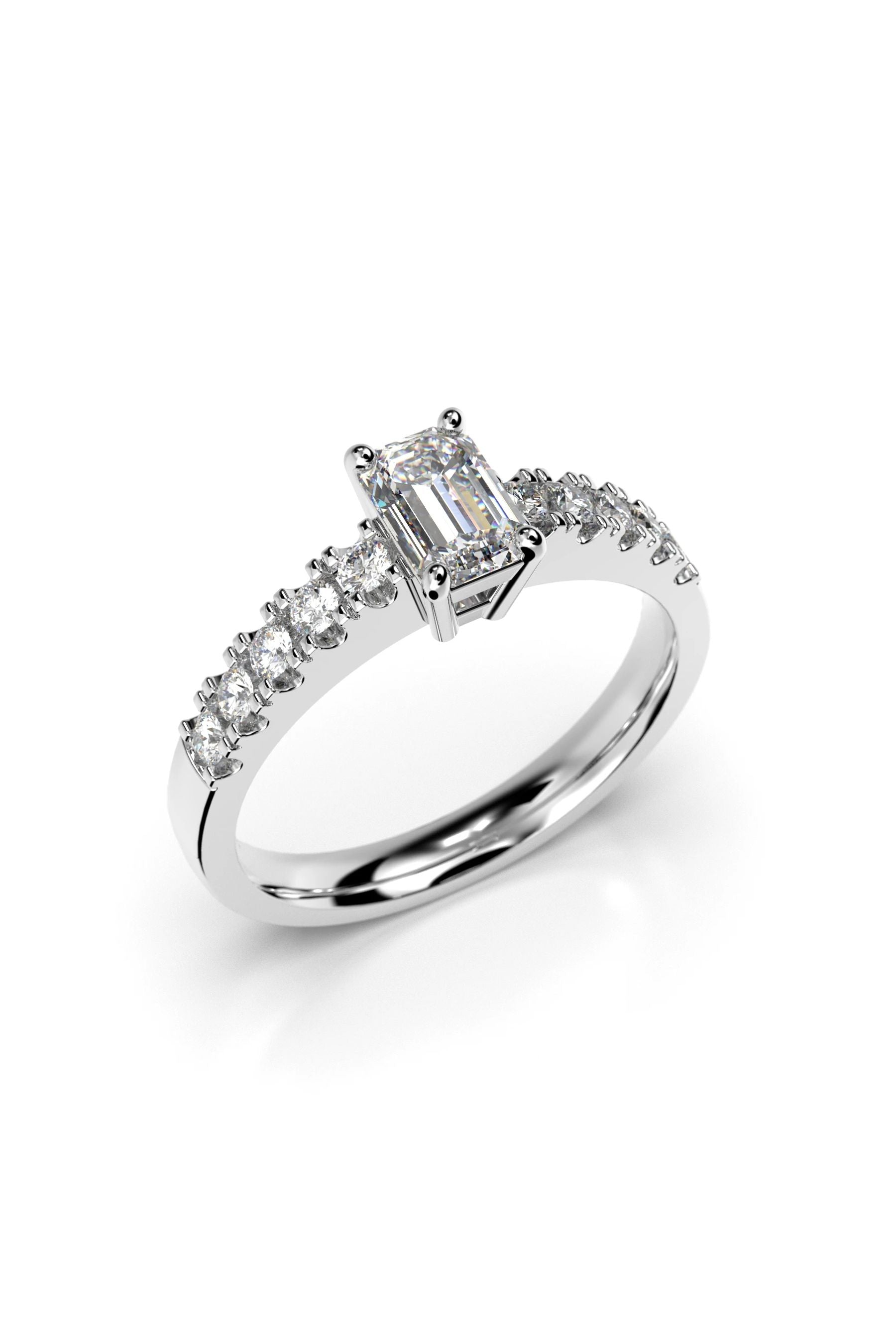 Festive Elinor Smaragdi + 10x0,02ct 15,5