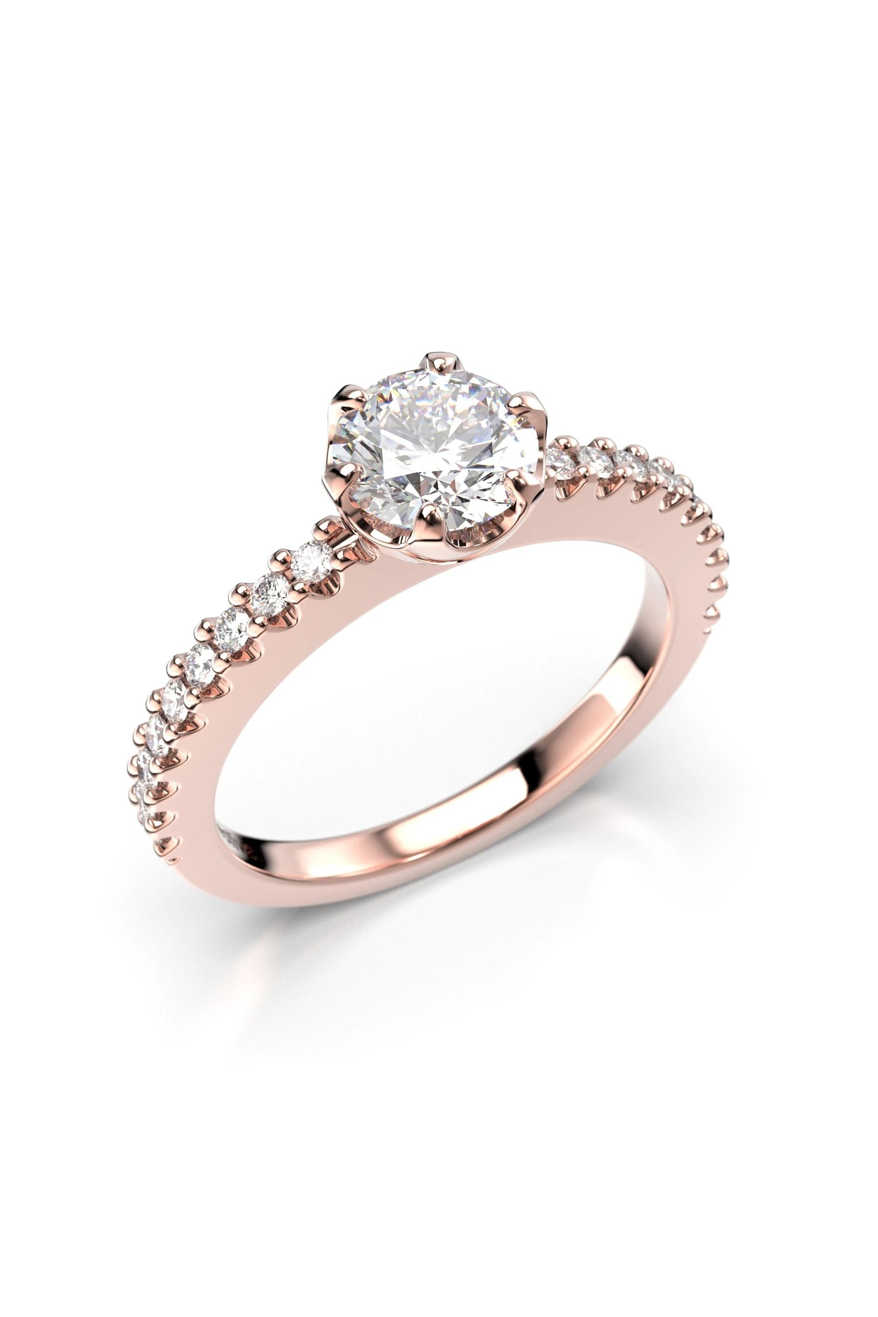 Festive Juliette 0,70ct + 18x0,01ct 15,5