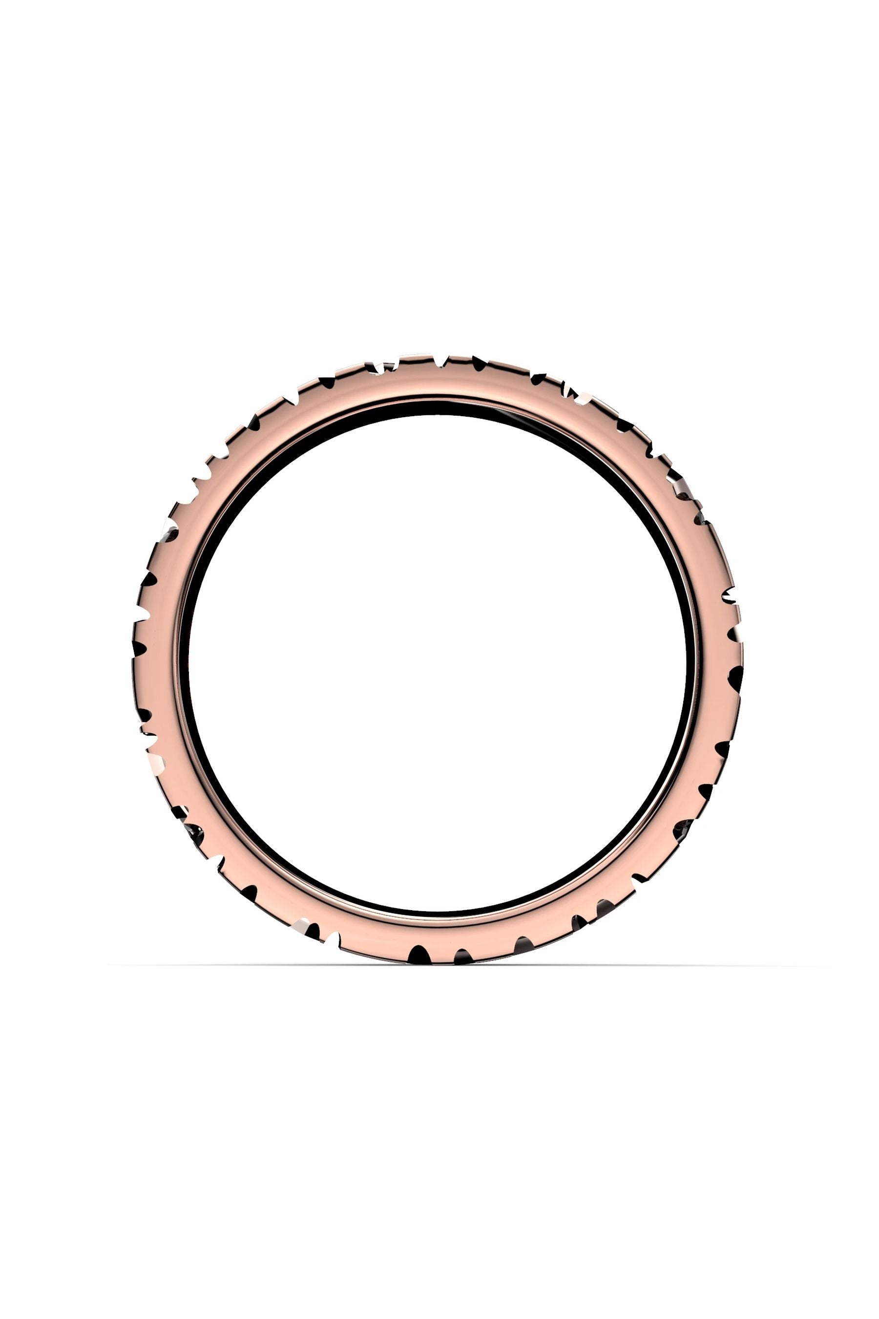 Festive Rautapuu mustat timantit 6x0,01ct 15,5