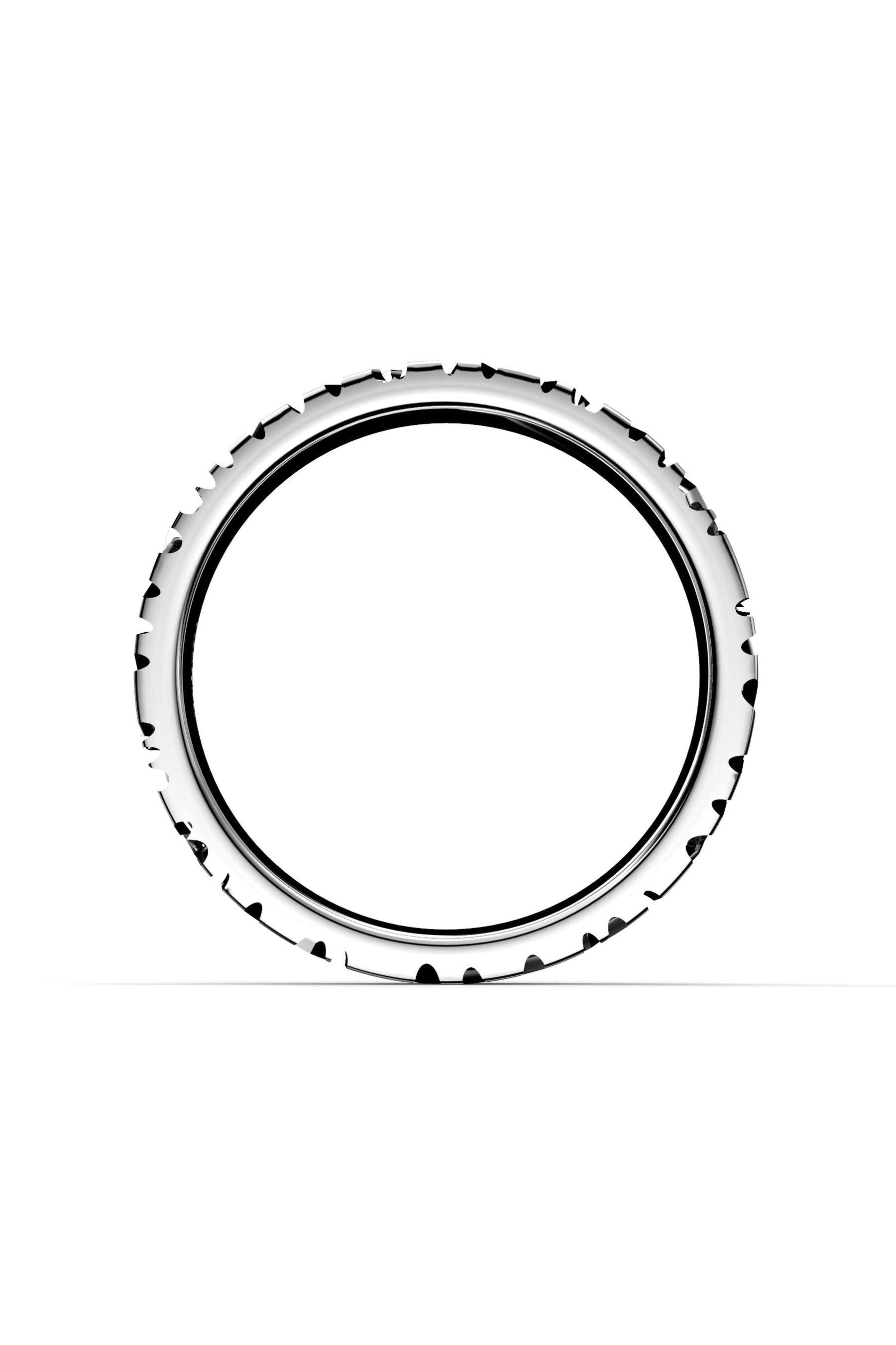 Festive Rautapuu mustat timantit 6x0,01ct 15,5