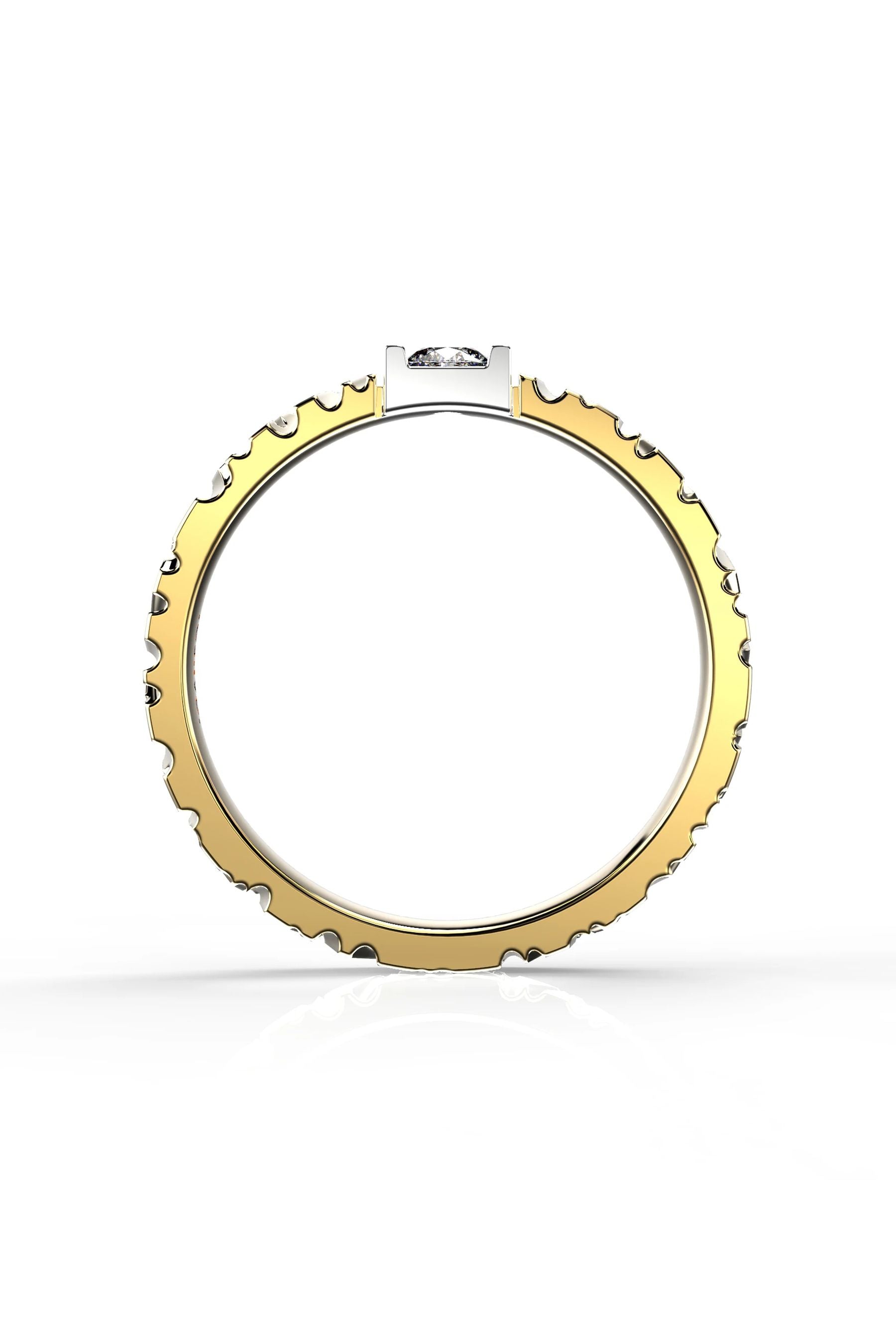 Festive Rautapuu Yksikivinen 0,10ct 15,5