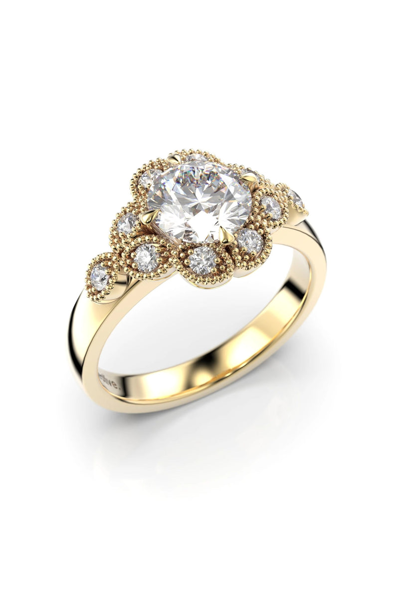 Festive Lotus 1,00ct + 10x0,02ct 524-120-KK tuotekuva