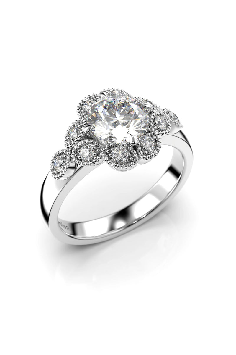 Festive Lotus 1,00ct + 10x0,02ct 524-120-VK tuotekuva