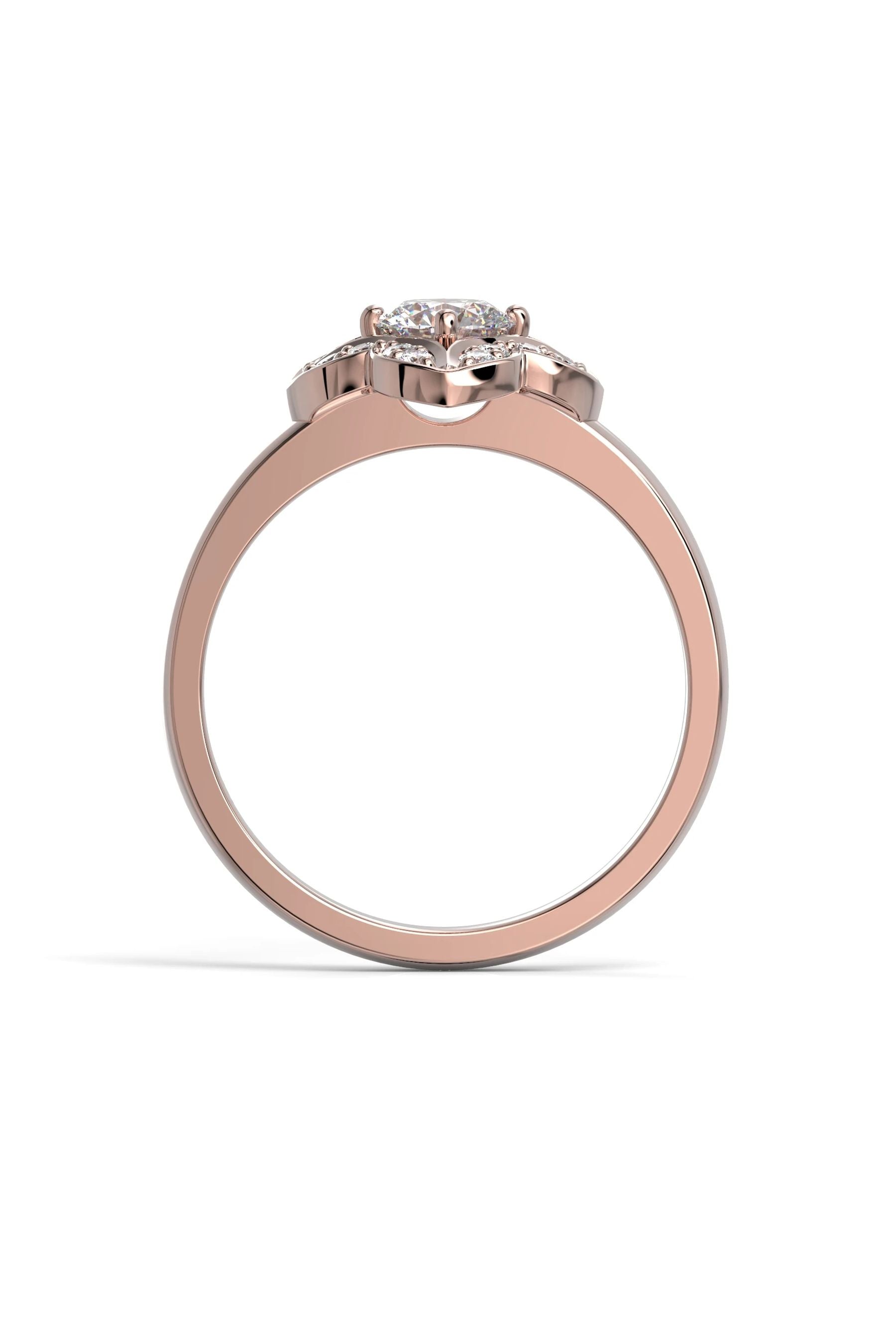 Festive Magnolia 0,45ct + 16x0,01ct 15,5