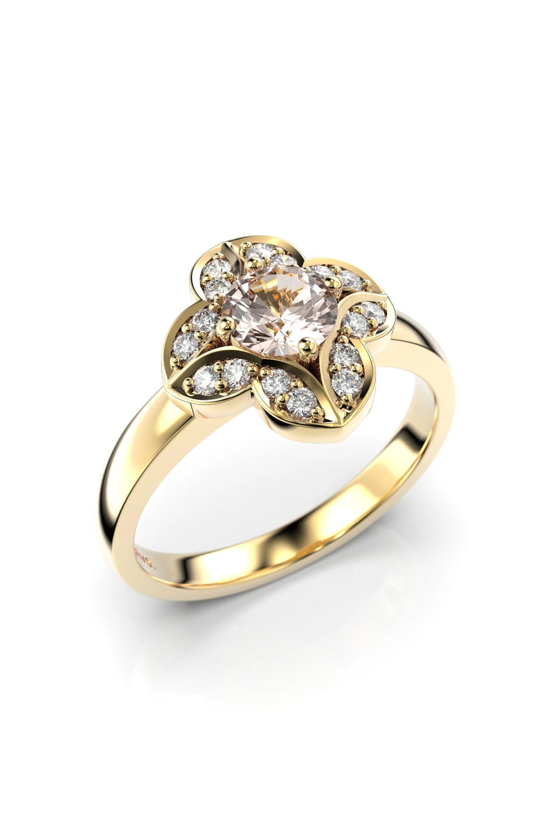 Festive Magnolia Morganiitti 16x0,01ct 527-061M-KK tuotekuva