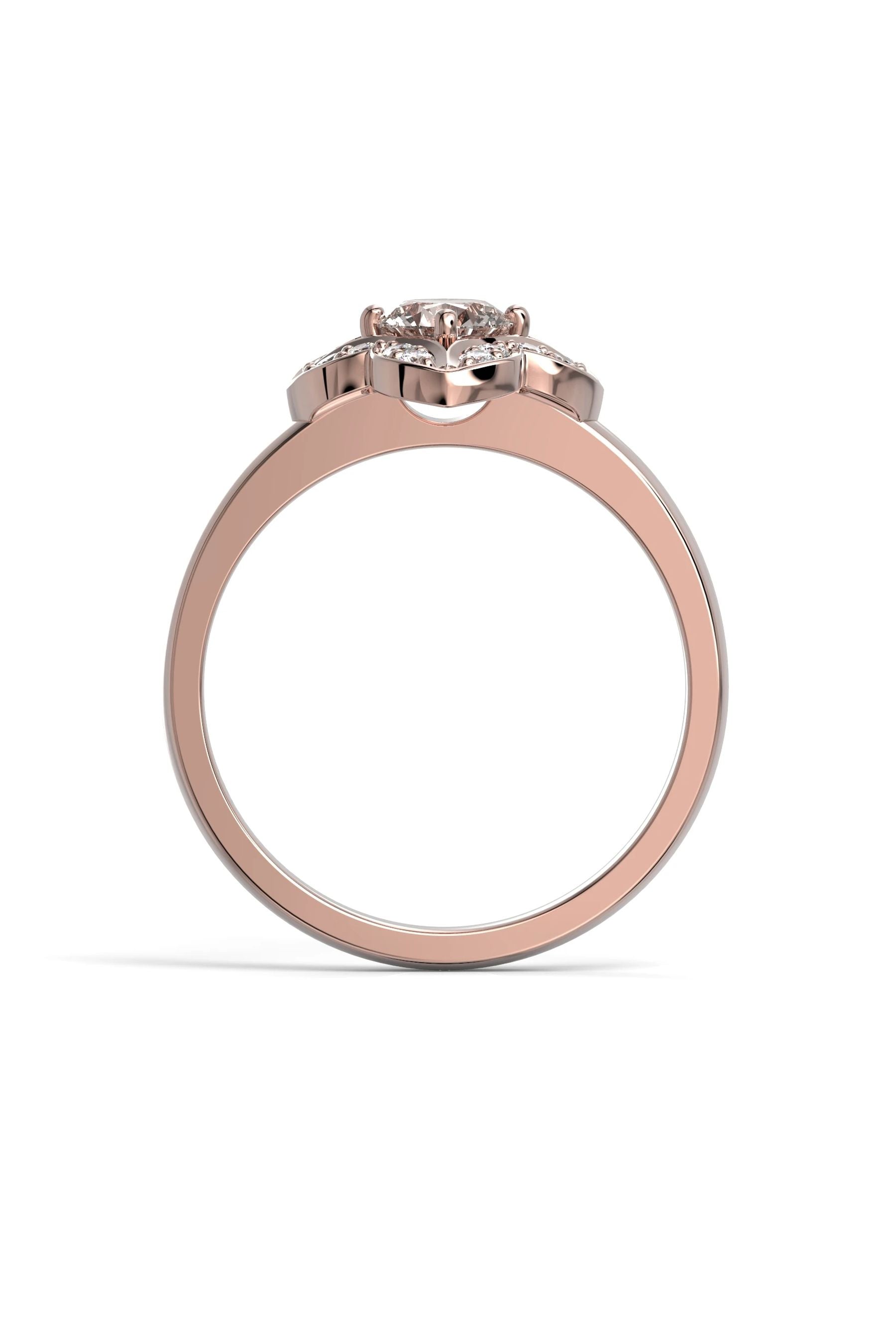 Festive Magnolia Morganiitti 16x0,01ct 15,5