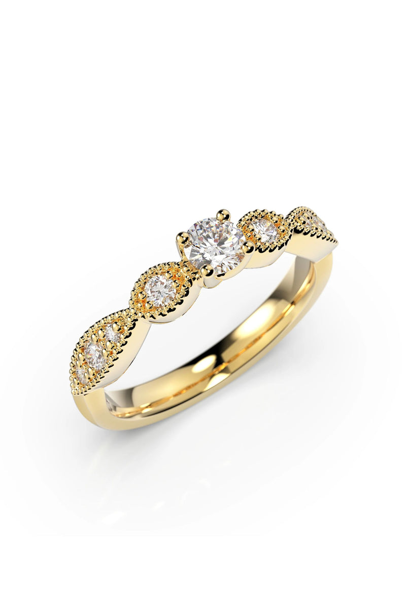 Festive Esther 0,19ct + 4x0,03ct + 4x0,01ct 530-035-KK tuotekuva