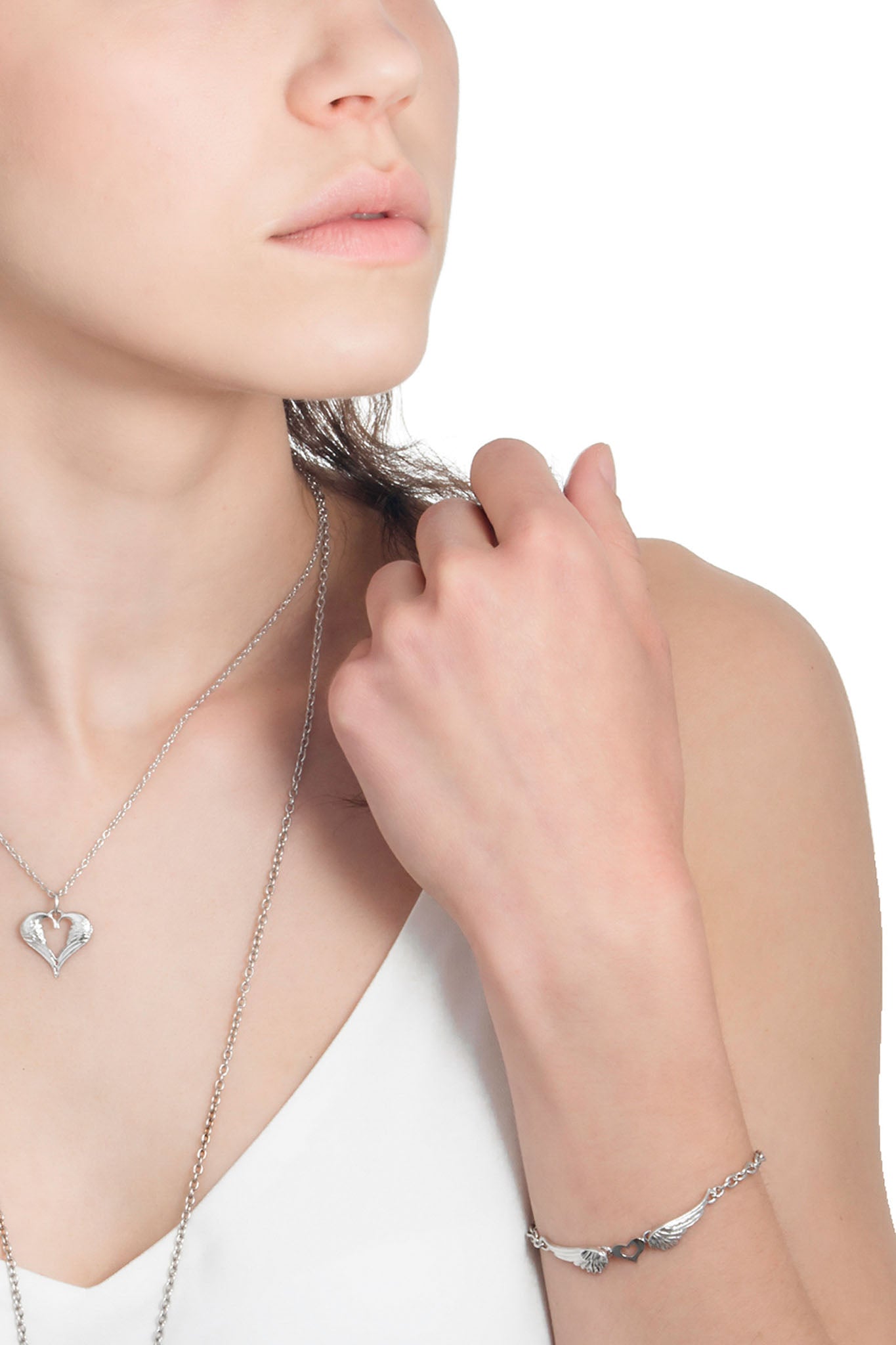 Lumoava Rakkain rannekoru Säädettävä:18/19cm