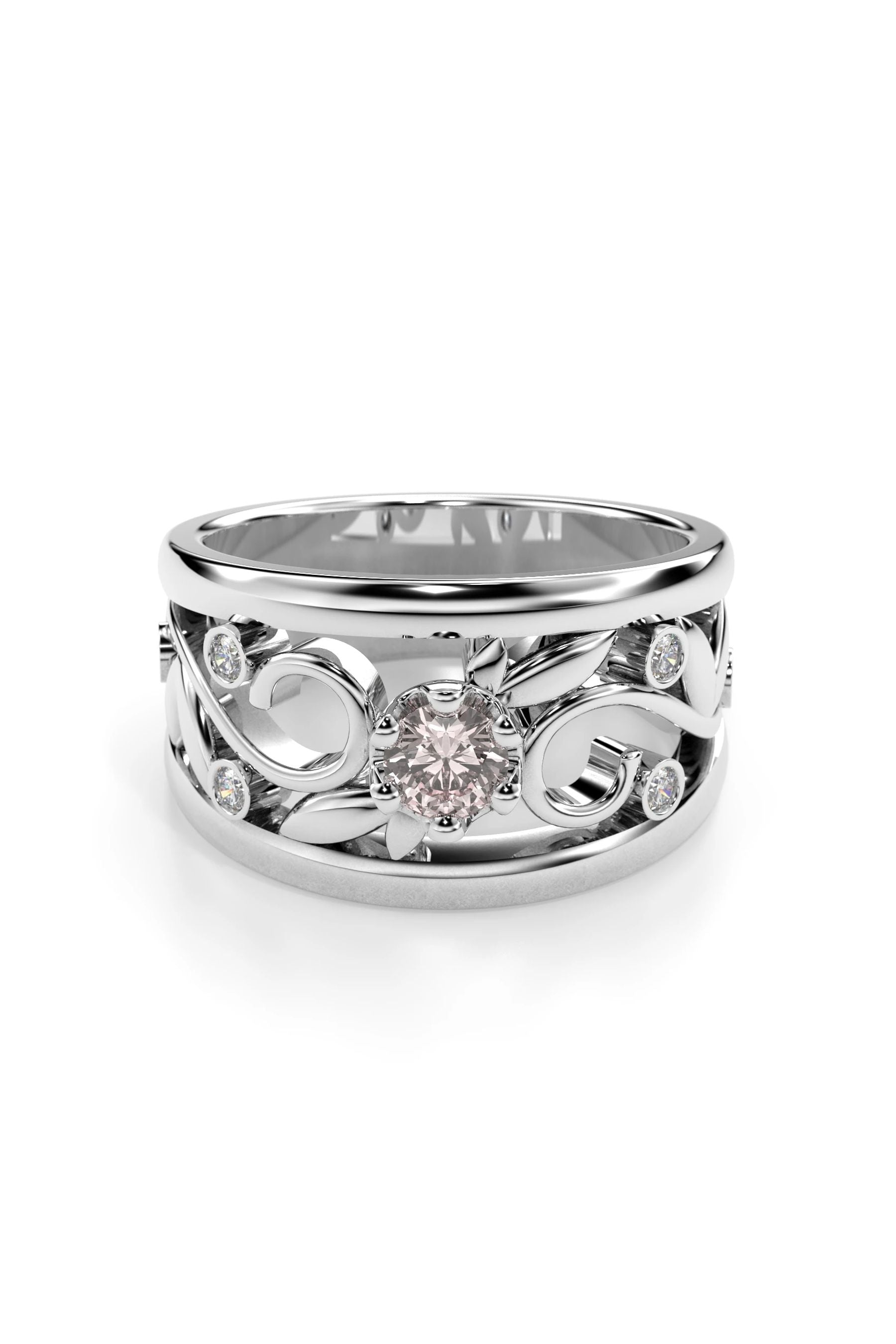 Festive Metsän Aarre Morganiitti + 6x0,015ct 15,5