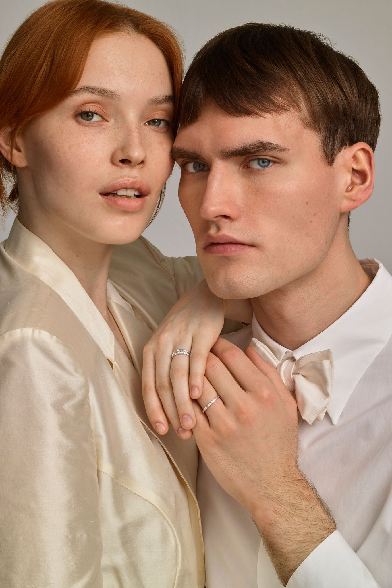 Kalevala Love Ikiaikainen valkokultainen timanttisormus 0,14ct 16,0