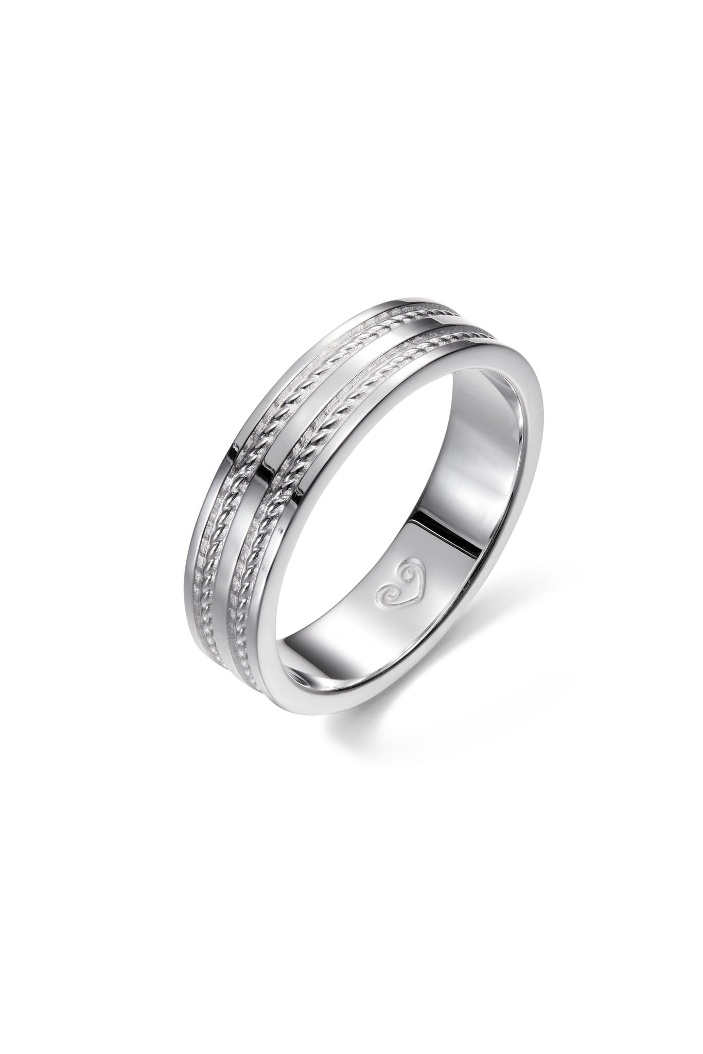 Kalevala Love Ikiaikainen valkokultainen sormus 16,0