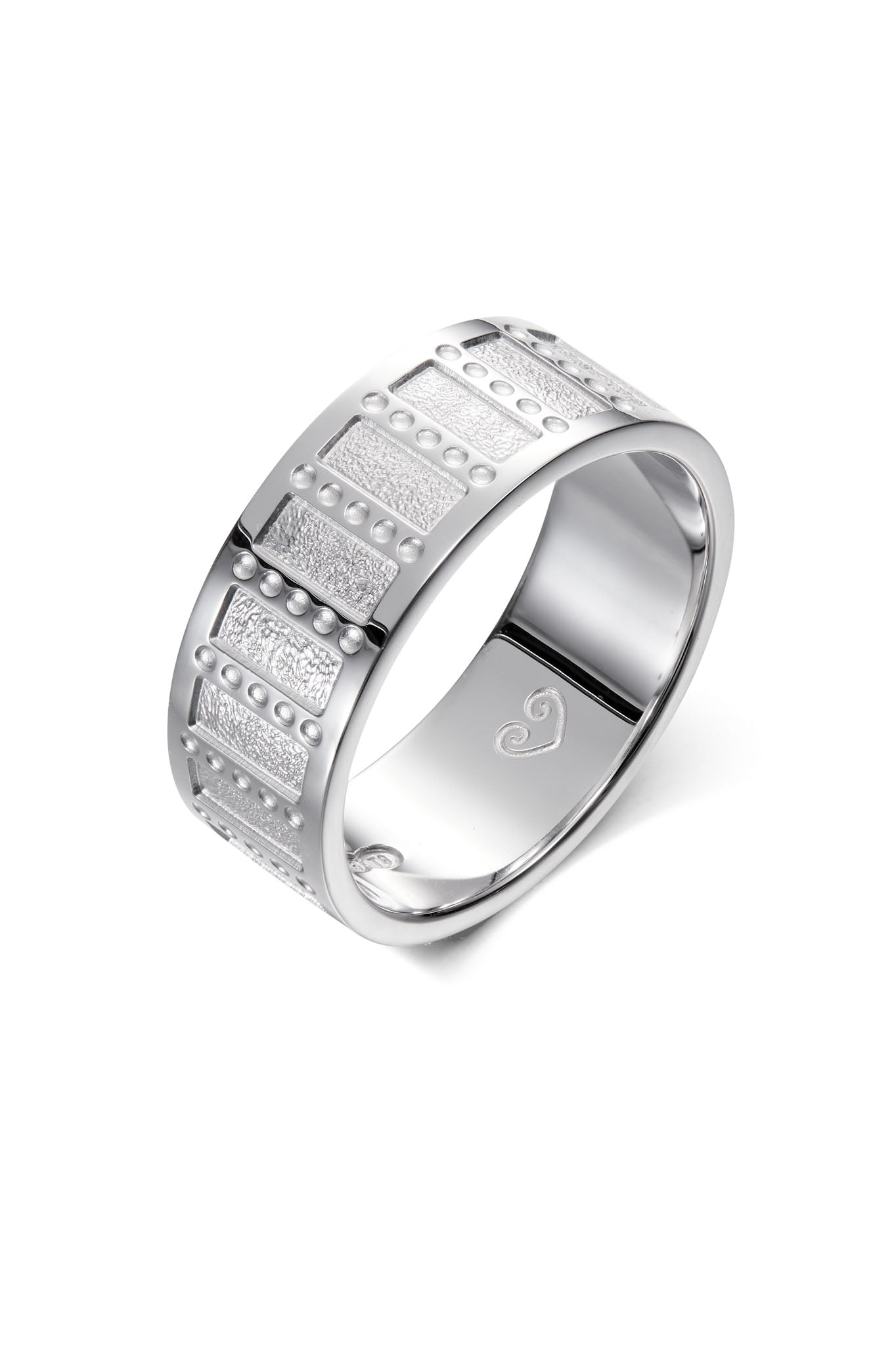 Kalevala Love Legenda valkokultainen sormus 16,0