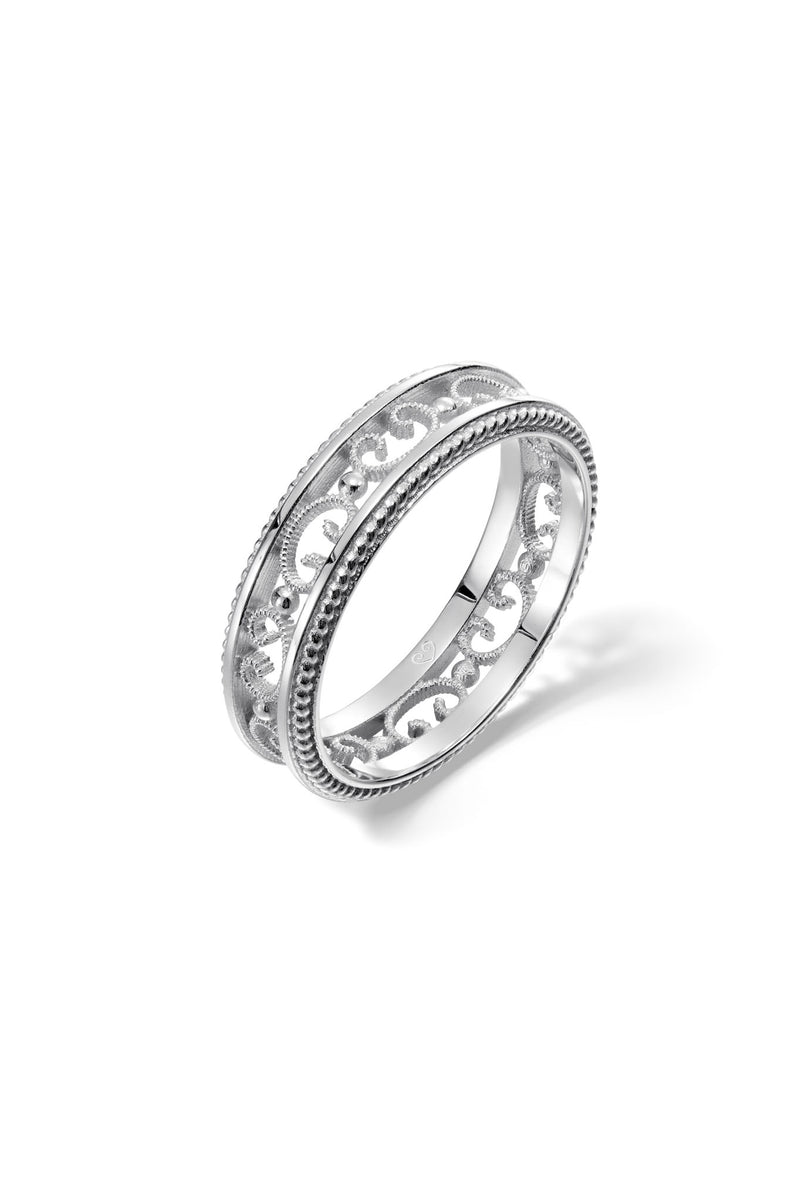 Kalevala Love Filigraani valkokultainen sormus 541000500 tuotekuva