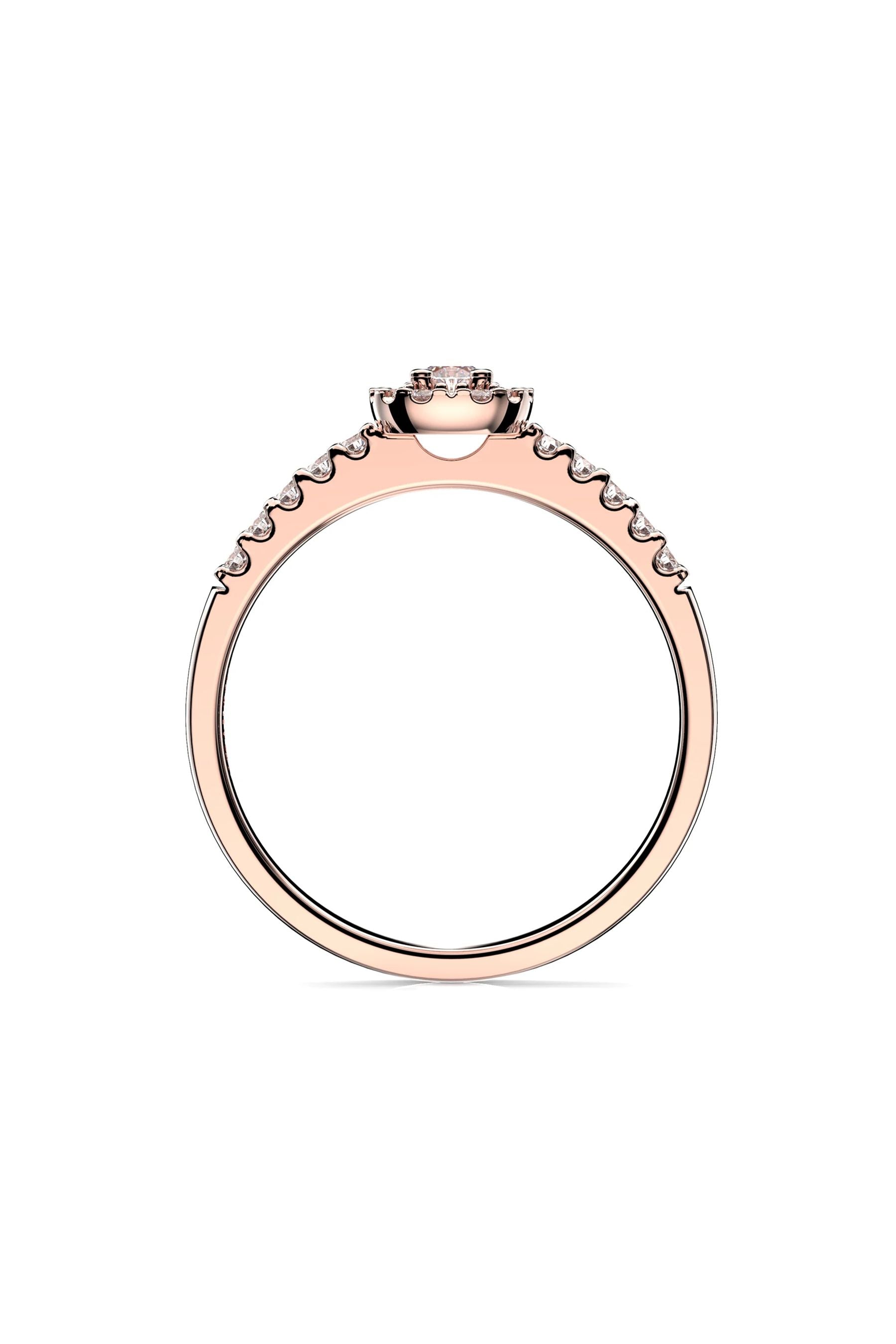 Festive Jasmin Halo 0,07ct + 18x0,01ct 15,5