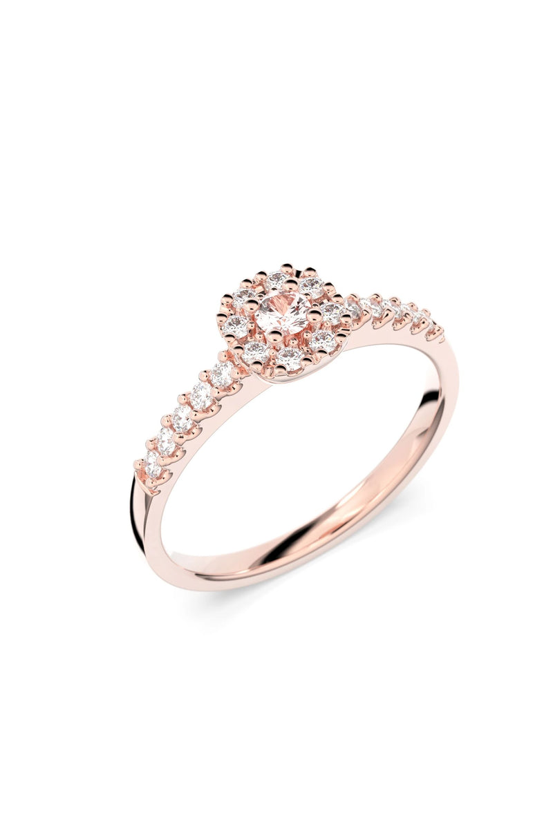 Festive Jasmin Halo Morganiitti + 18x0,01ct 561-025M-PK tuotekuva