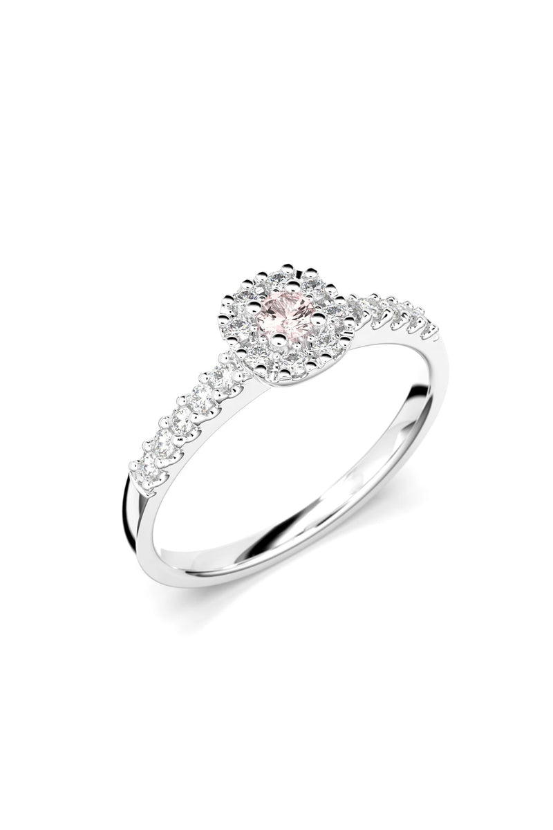 Festive Jasmin Halo Morganiitti + 18x0,01ct 561-025M-VK tuotekuva