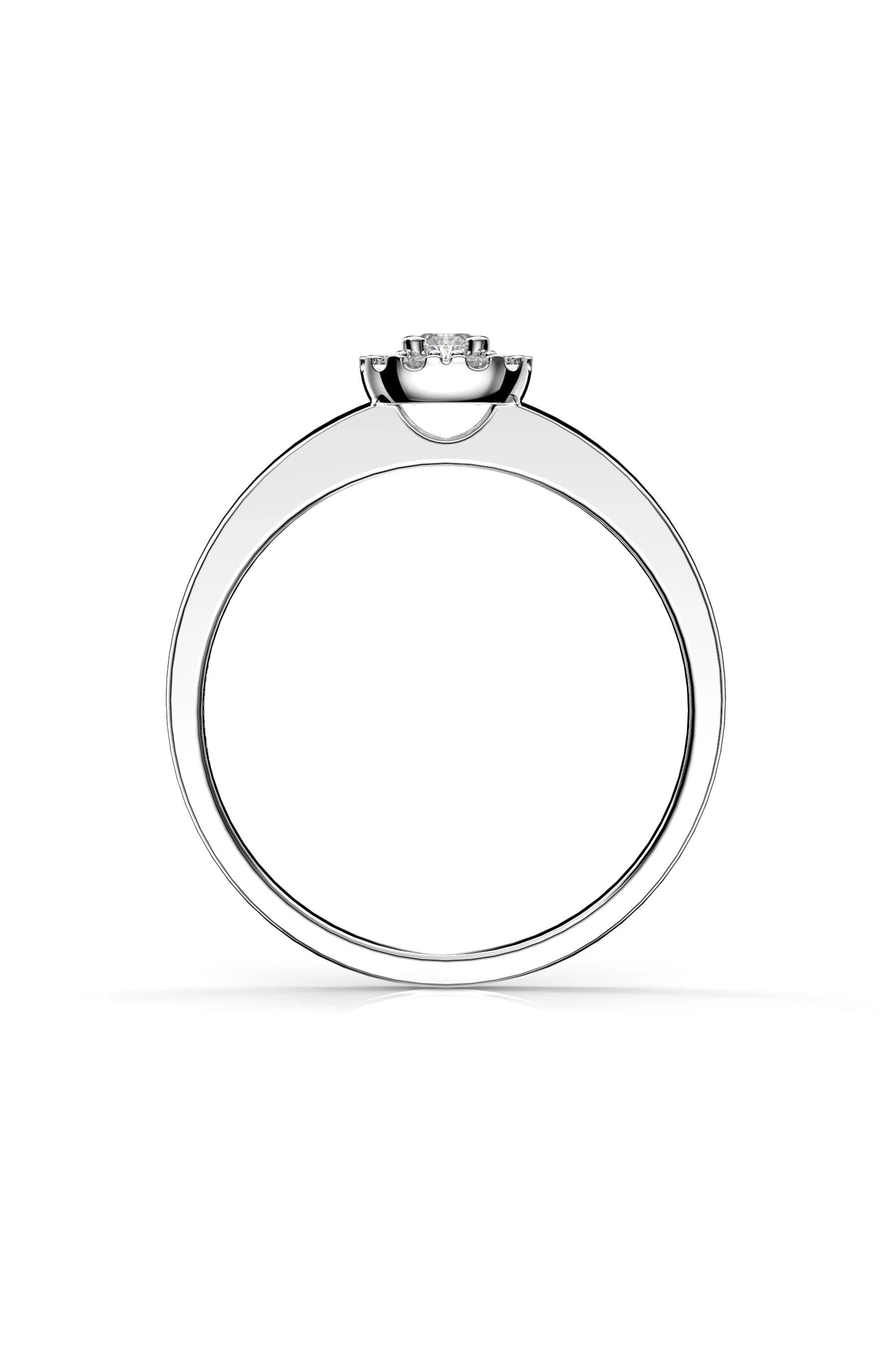 Festive Jasmin Halo 0,07ct + 8x0,01ct 15,5