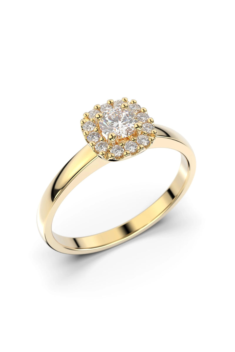 Festive Janette Halo 0,18ct + 12x0,01ct 567-030-KK tuotekuva