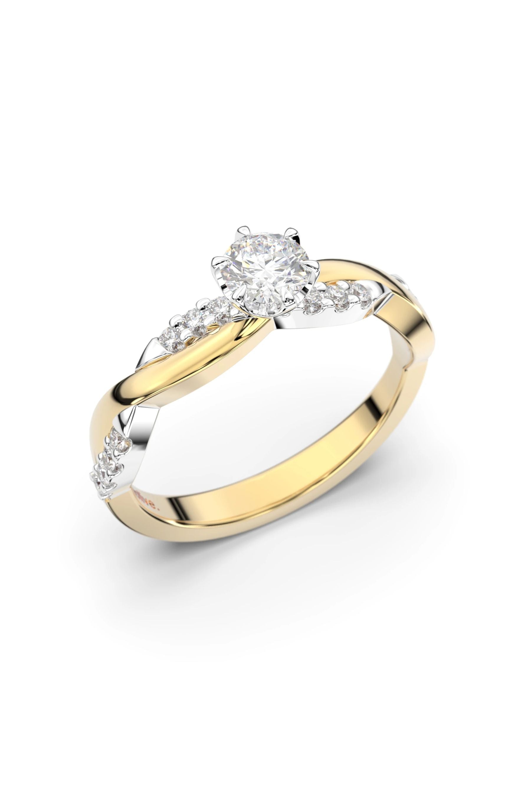 Festive Teresa 0,30ct + 14x0,01ct 15,5