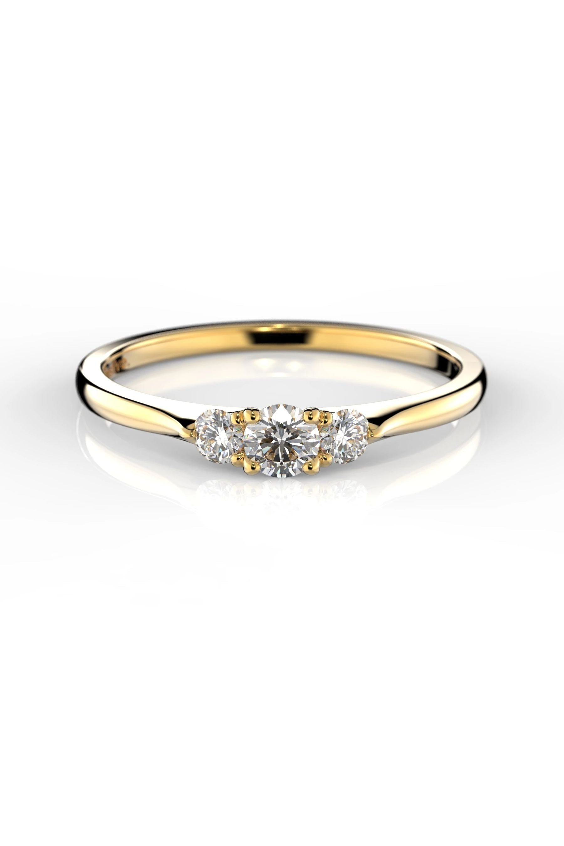 Festive Megan Trilogy 0,12ct + 2x0,05ct 15,5