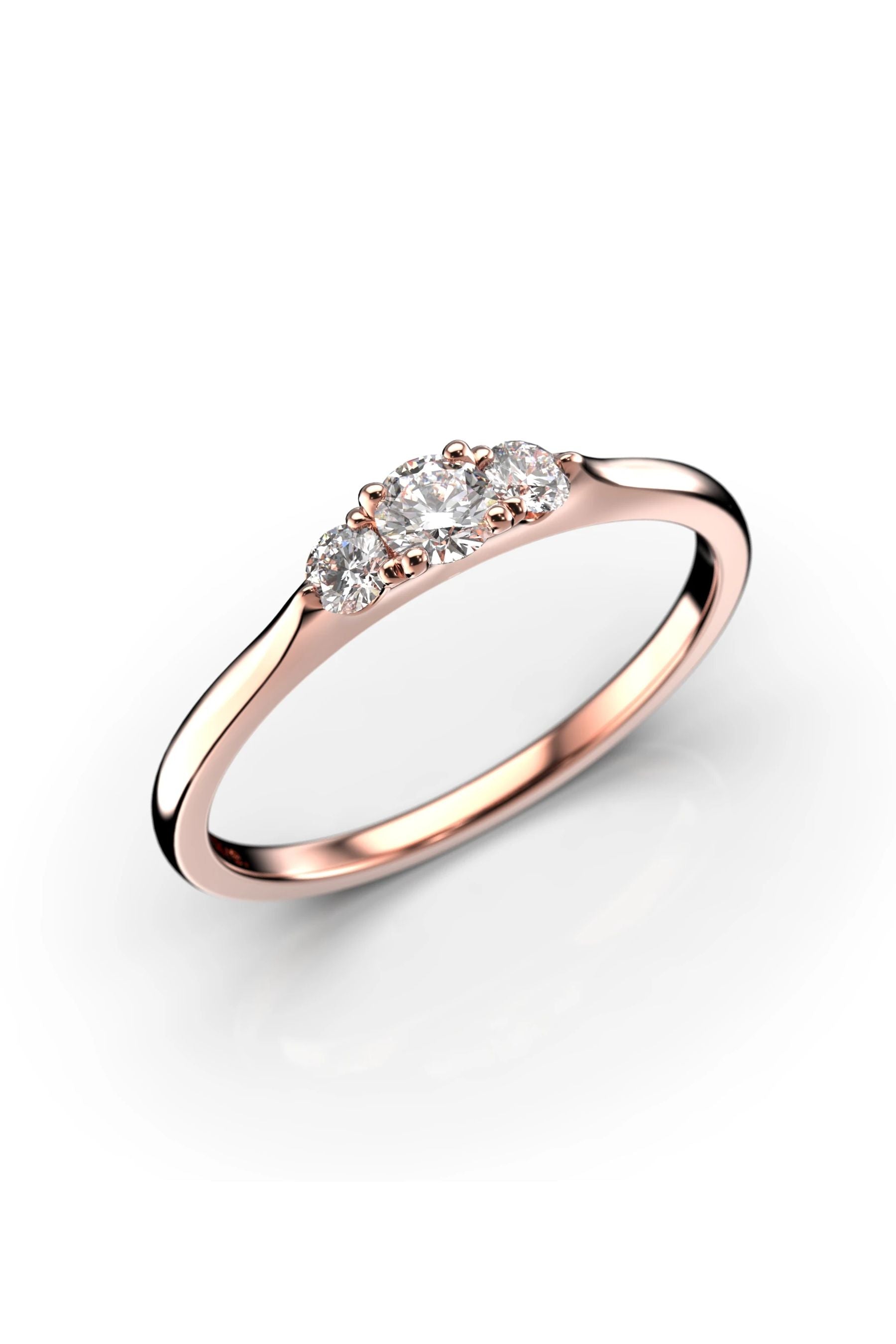 Festive Megan Trilogy 0,12ct + 2x0,05ct 15,5