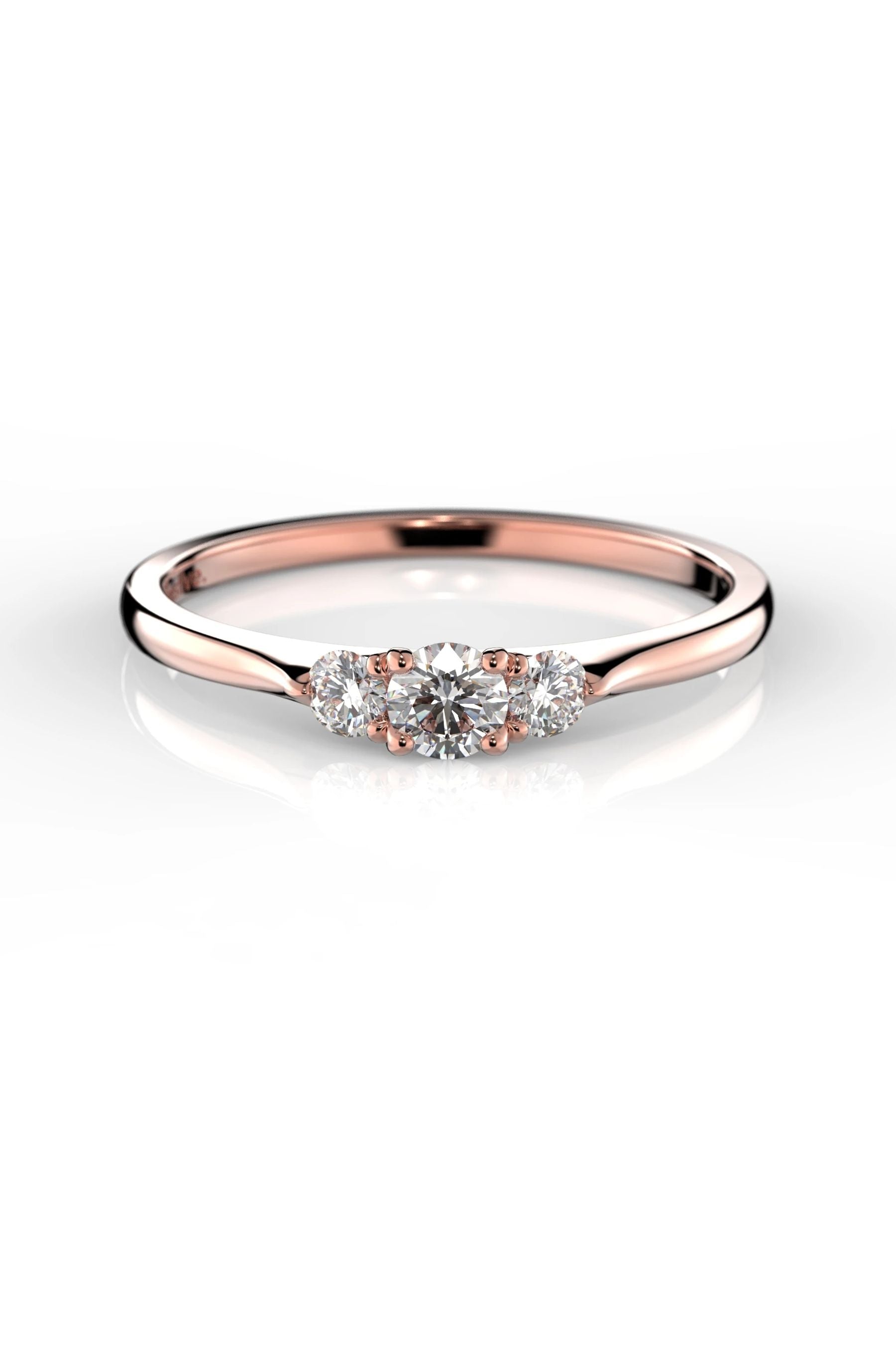 Festive Megan Trilogy 0,12ct + 2x0,05ct 15,5