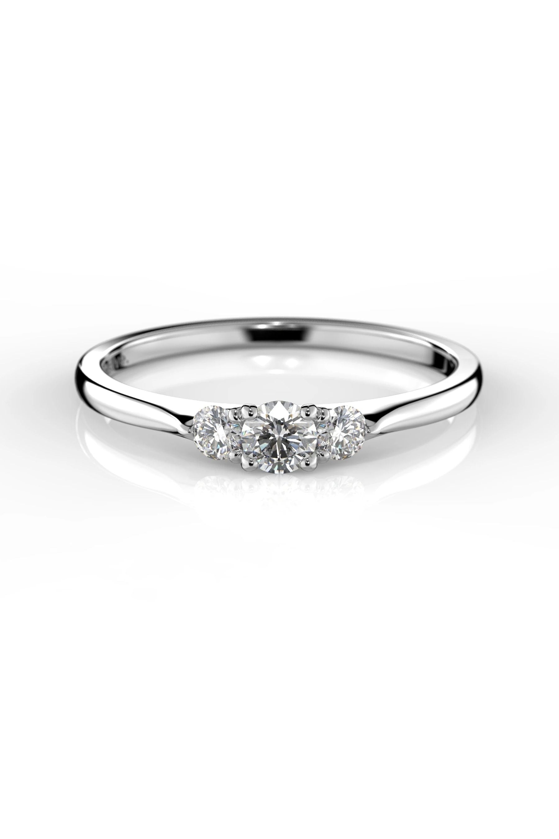 Festive Megan Trilogy 0,12ct + 2x0,05ct 15,5