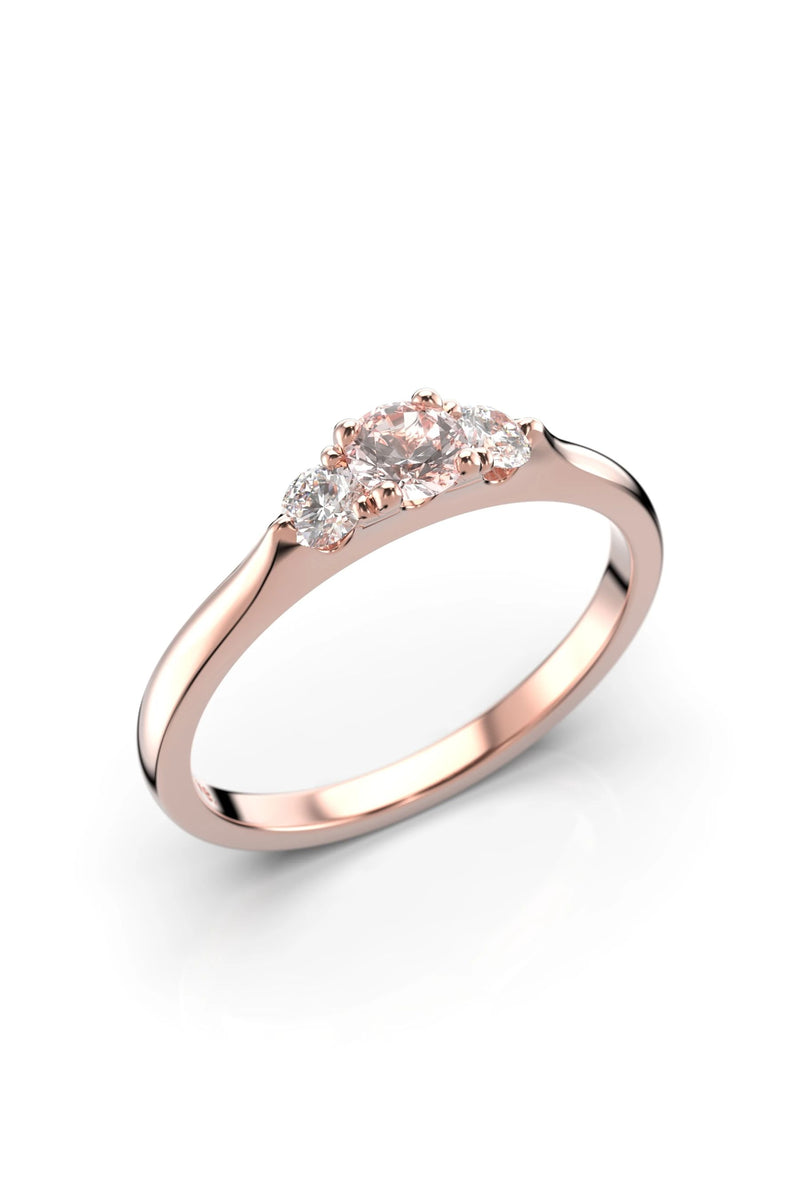 Festive Megan Trilogy Morganiitti + 2x0,07ct 571-034M-PK tuotekuva