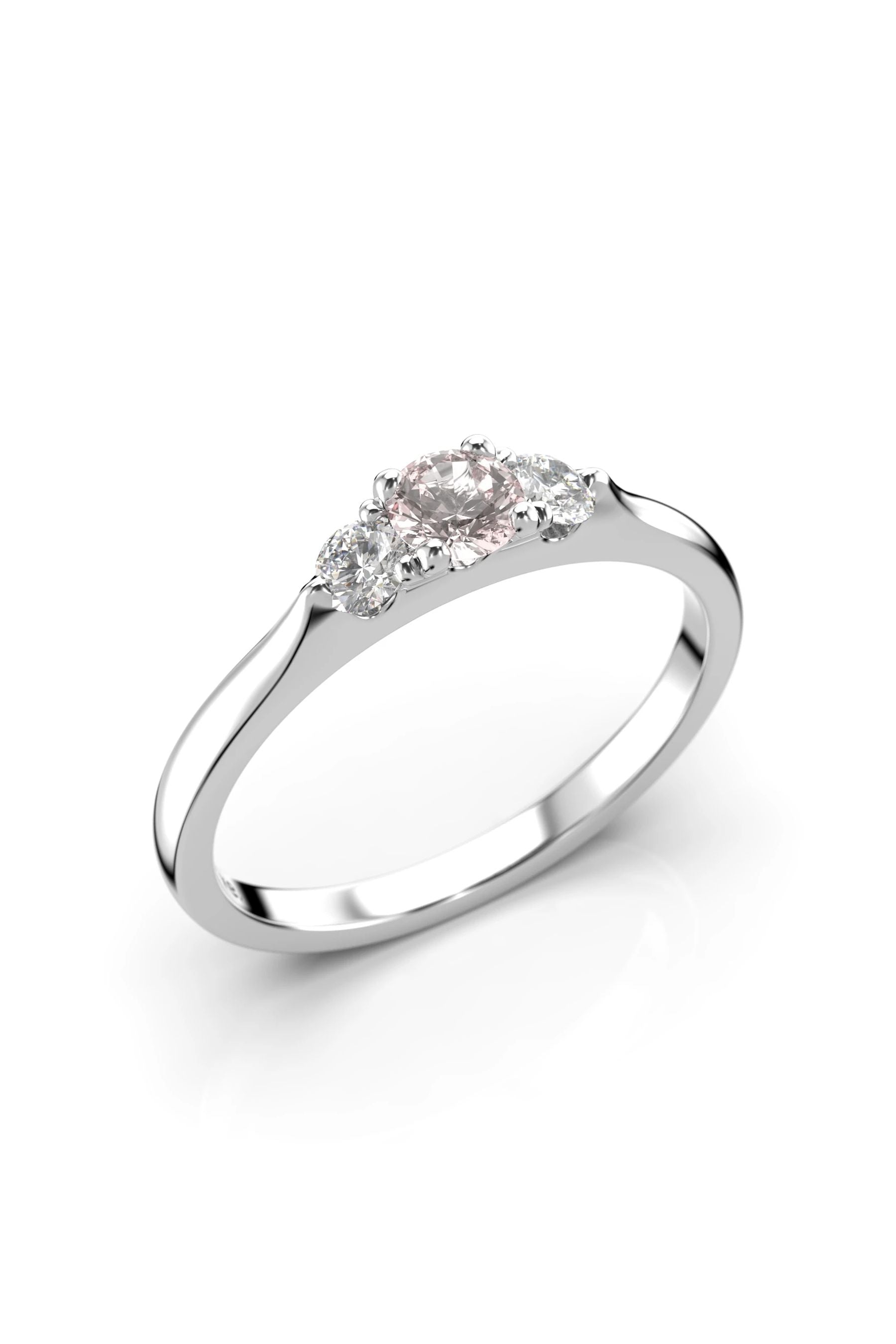 Festive Megan Trilogy Morganiitti + 2x0,07ct 15,5