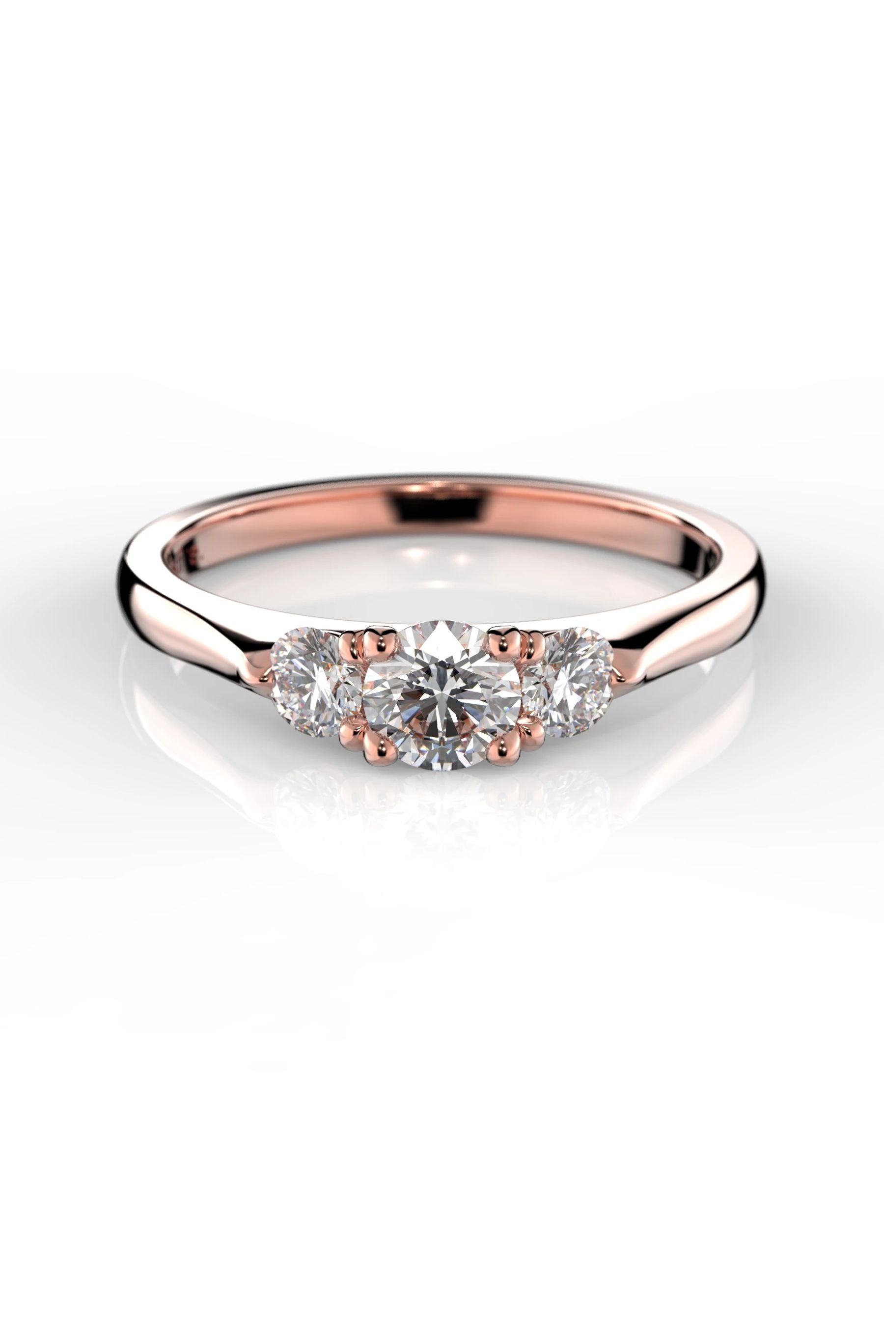 Festive Megan Trilogy 0,28ct + 2x0,11ct 15,5