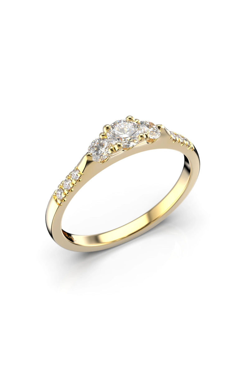 Festive Melissa Trilogy 0,20ct + 2x0,07ct + 6x0,009ct 574-039-KK tuotekuva