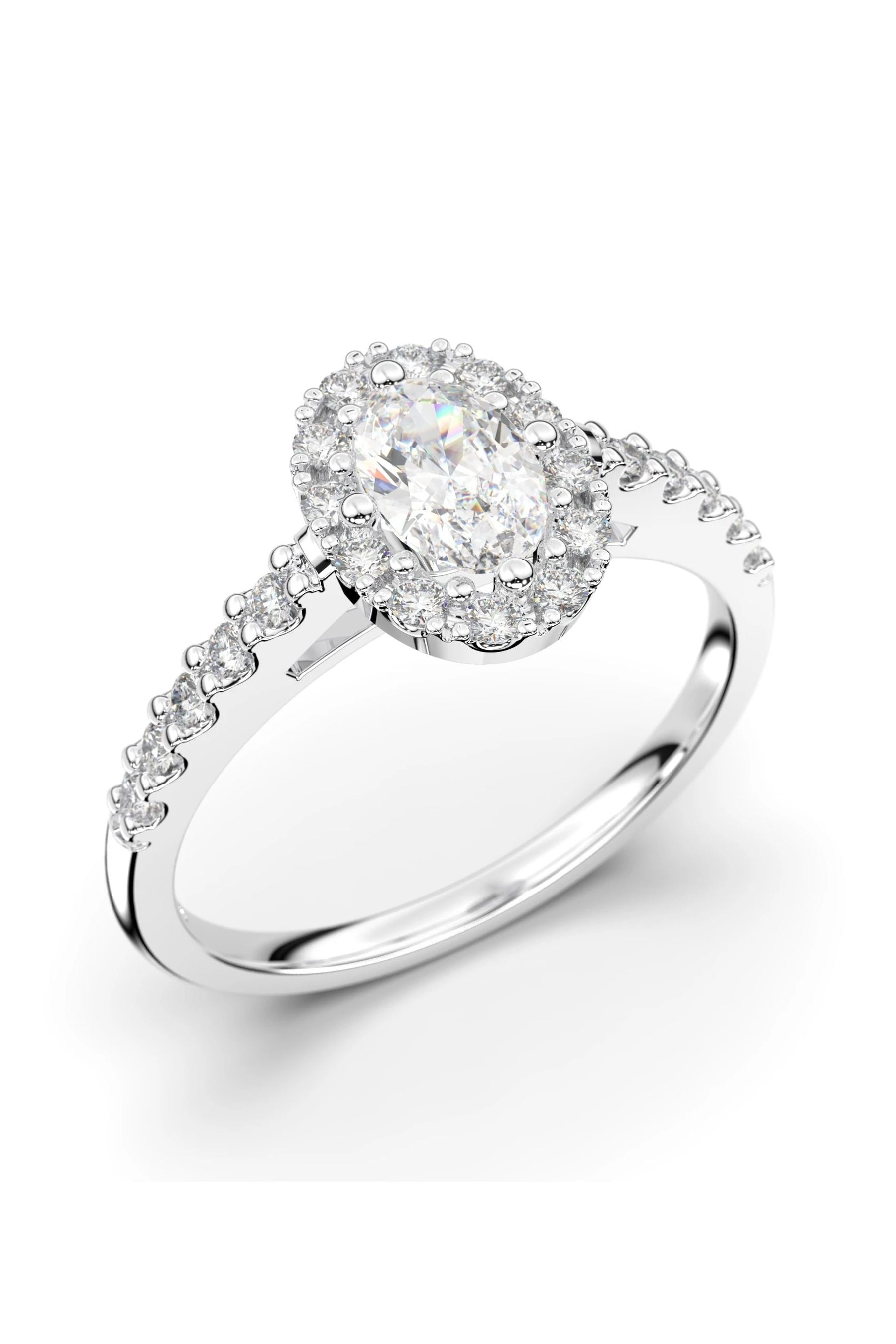 Festive Evelyn Halo 0,50ct + 22x0,01ct 15,5