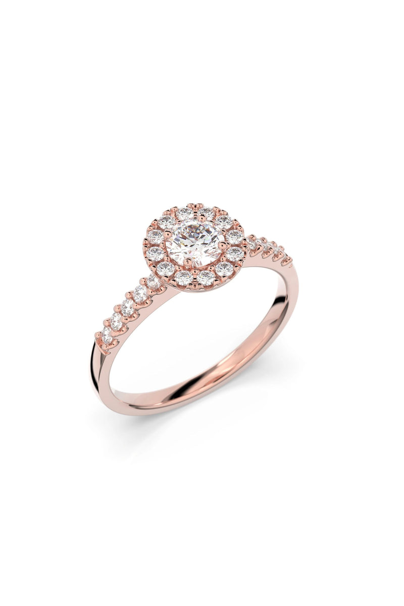 Festive Isabella Halo Sivukivillä 0,30ct + 22x0,01ct 595-052-PK tuotekuva