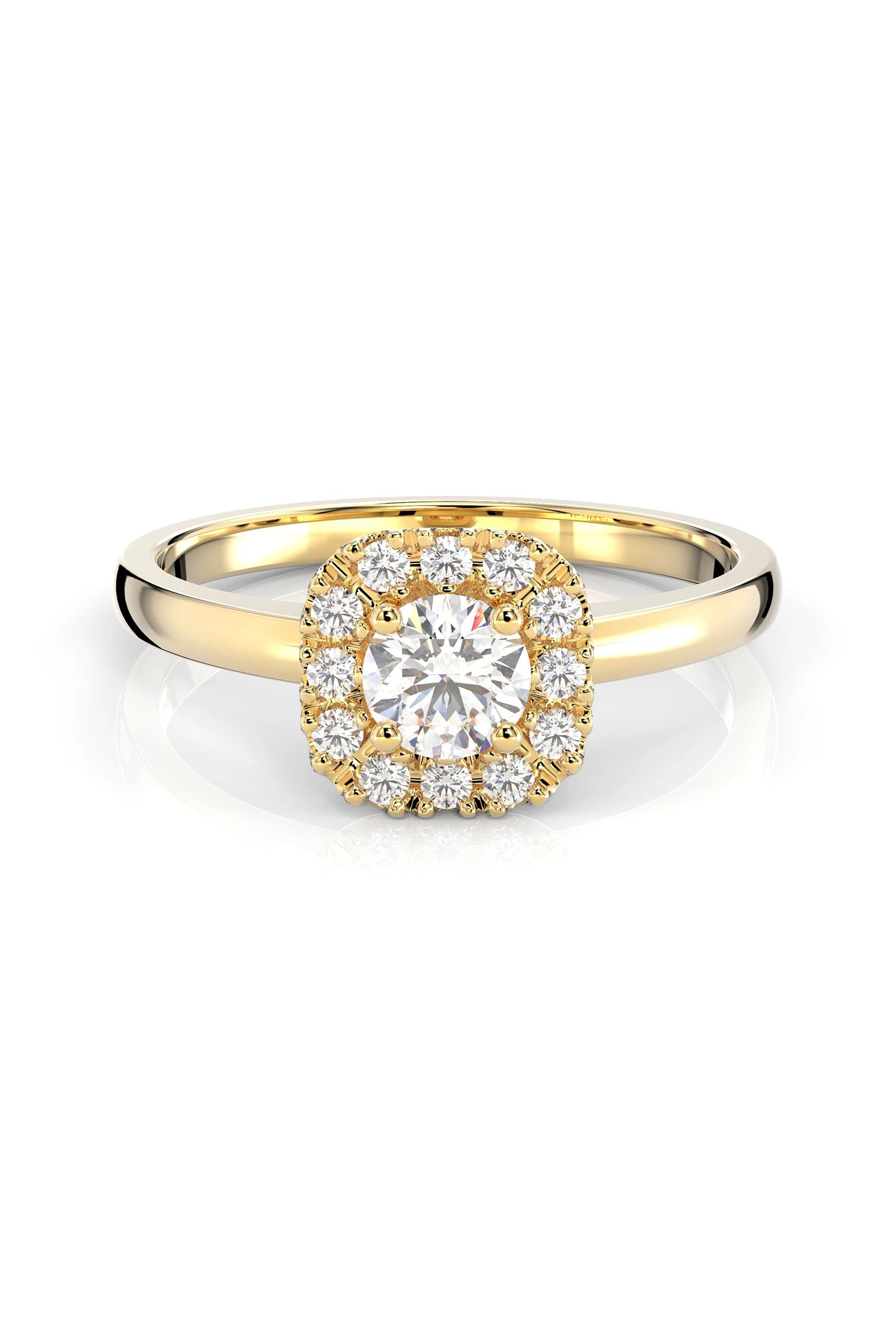 Festive Josefiina Halo 0,30ct + 12x0,01ct 15,5
