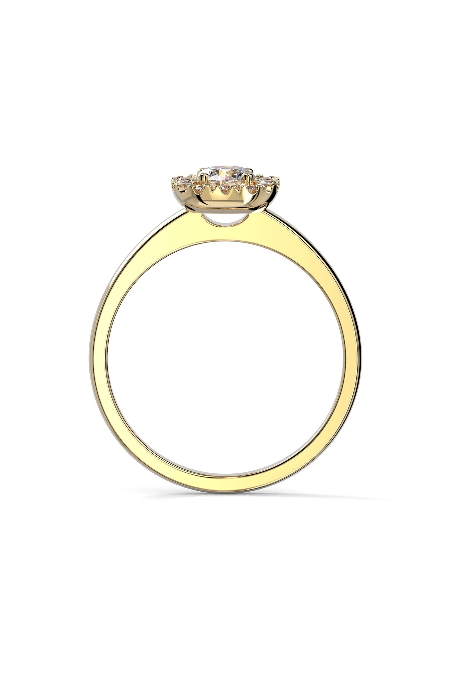 Festive Josefiina Halo 0,30ct + 12x0,01ct 15,5