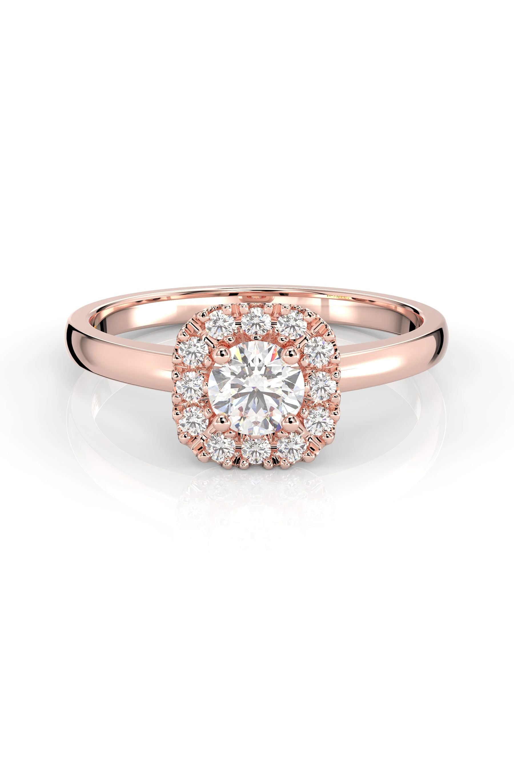 Festive Josefiina Halo 0,30ct + 12x0,01ct 15,5