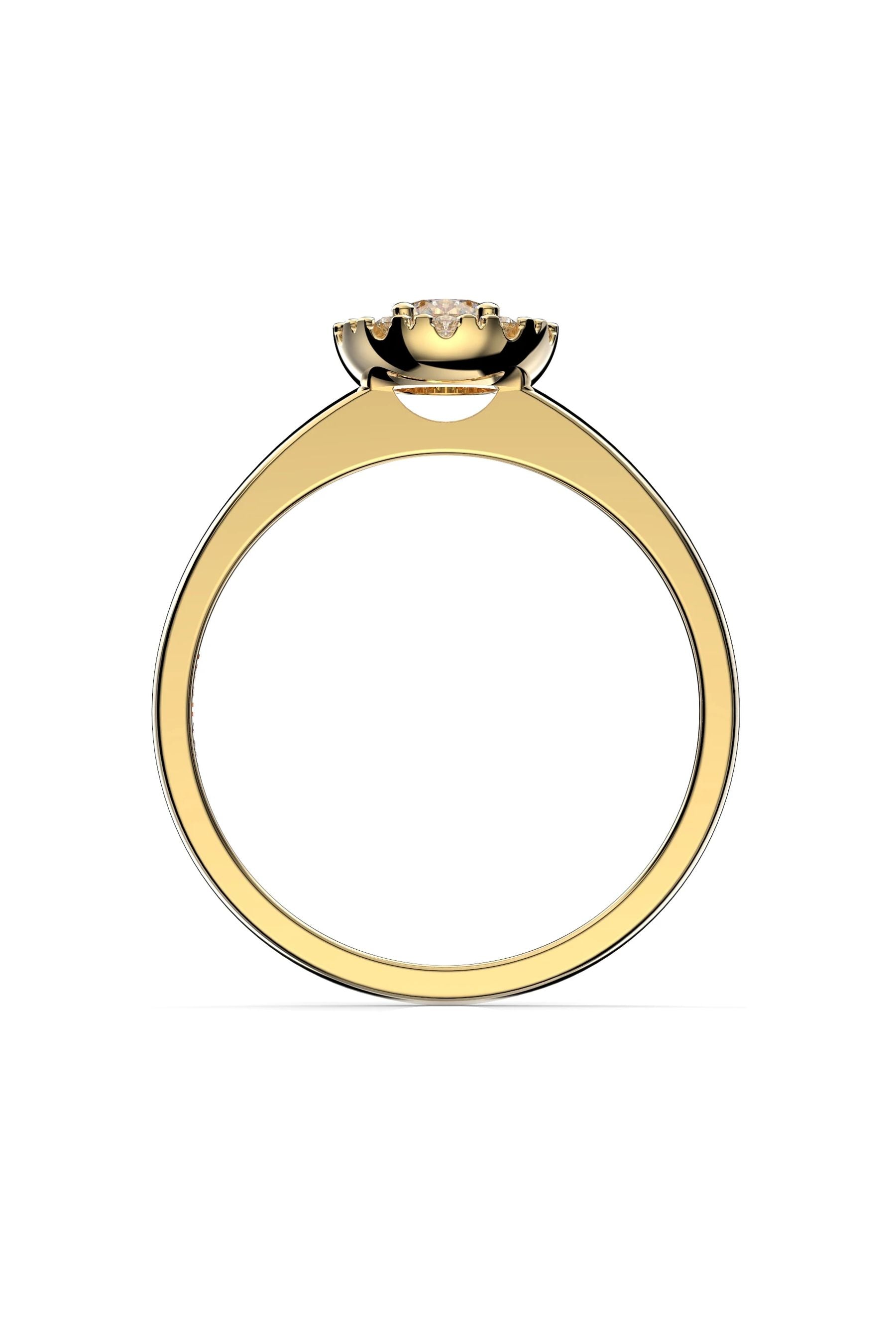 Festive Annabella Halo 0,18ct + 10x0,01ct 15,5