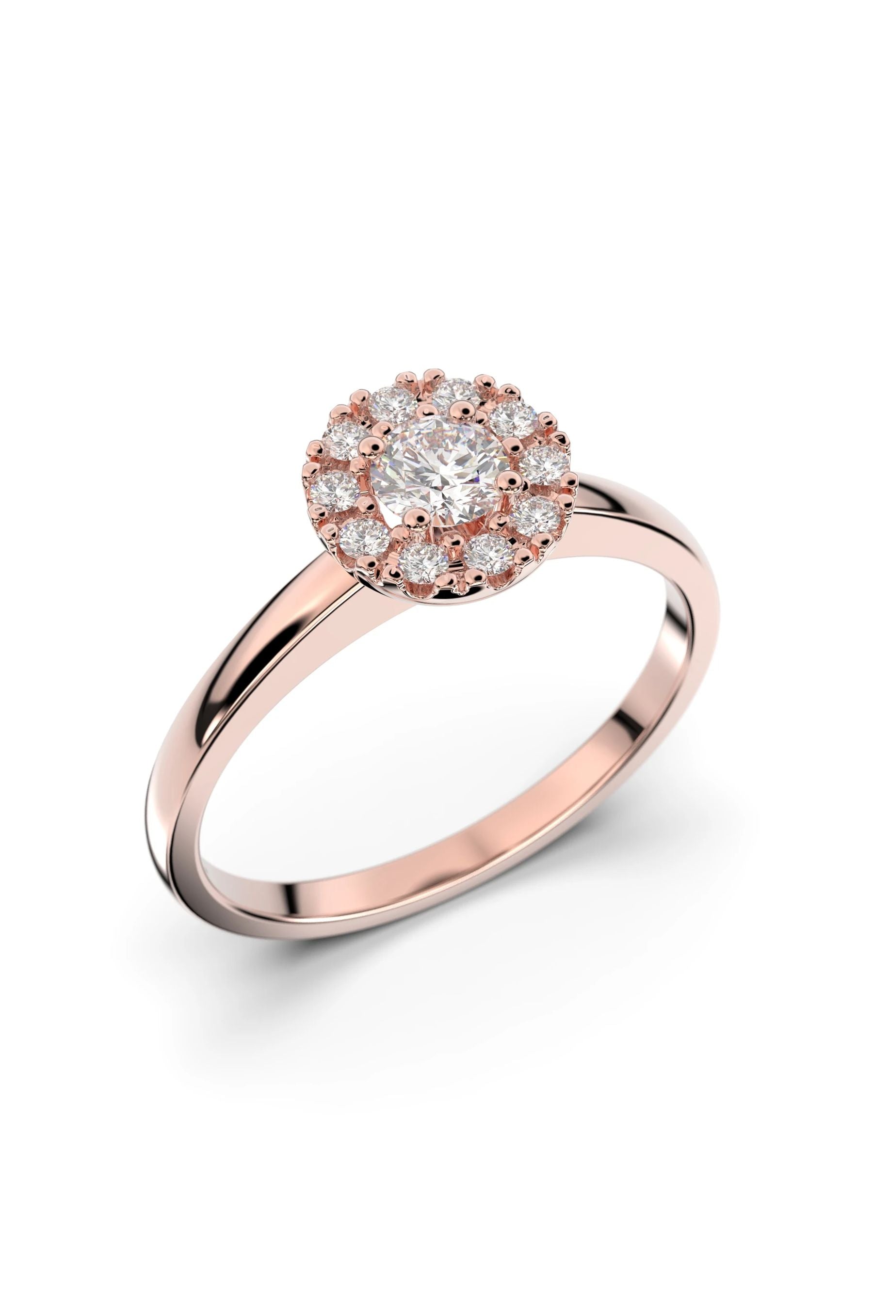 Festive Annabella Halo 0,18ct + 10x0,01ct 15,5