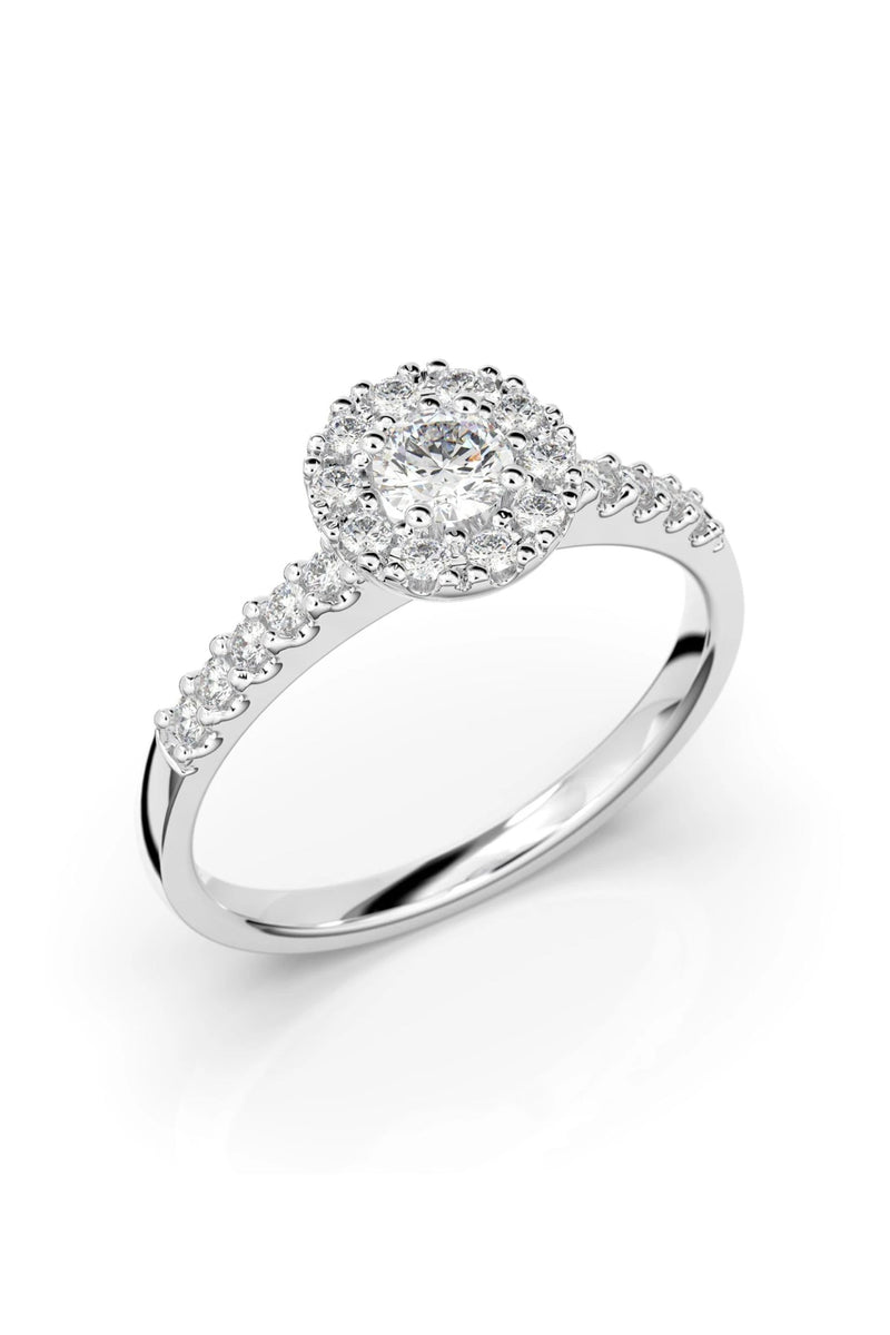 Festive Annabella Halo Sivukivillä 0,18ct + 20x0,01ct 599-038-VK tuotekuva