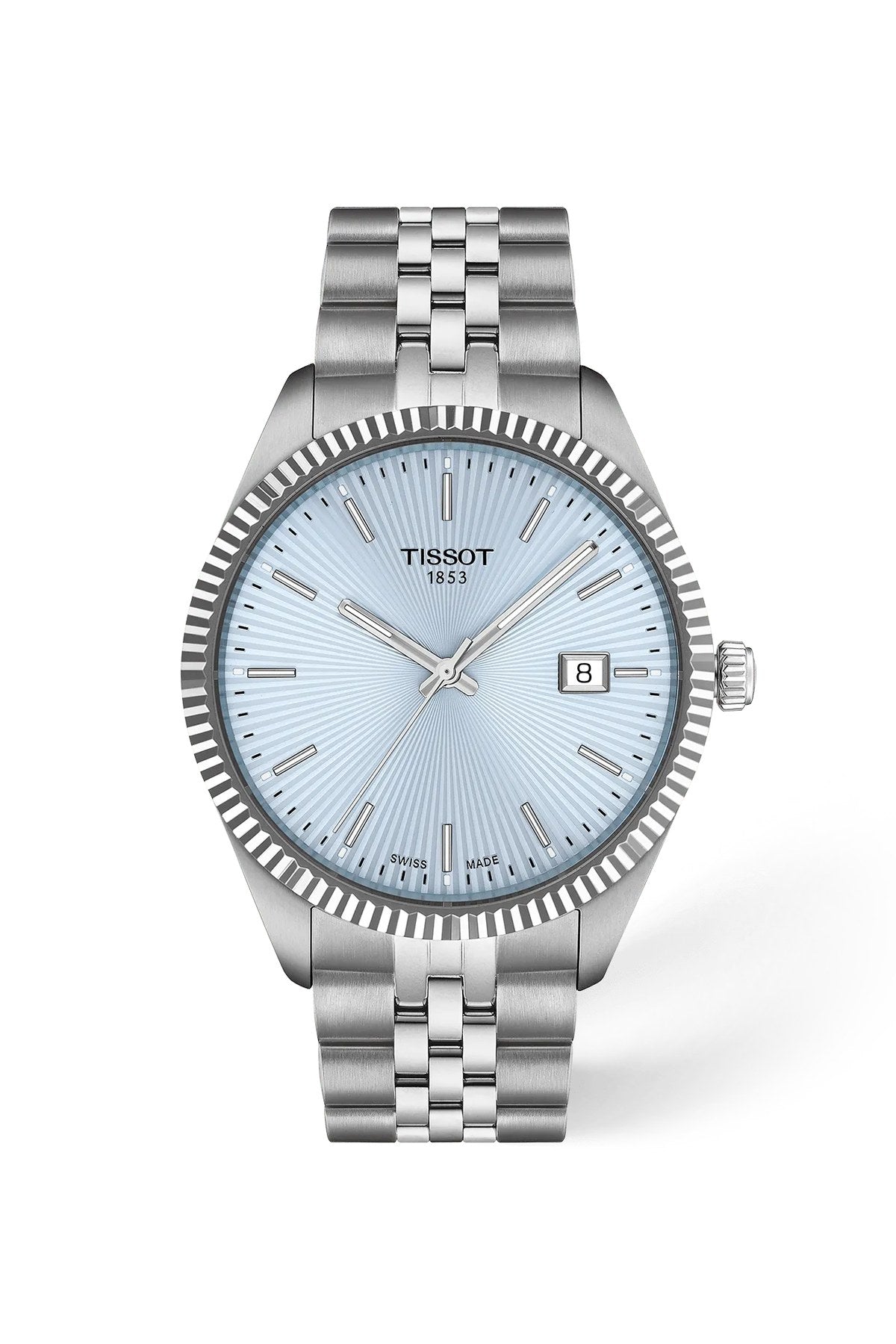 Tissot Ballade 40 mm jäänsininen rannekello – edestä