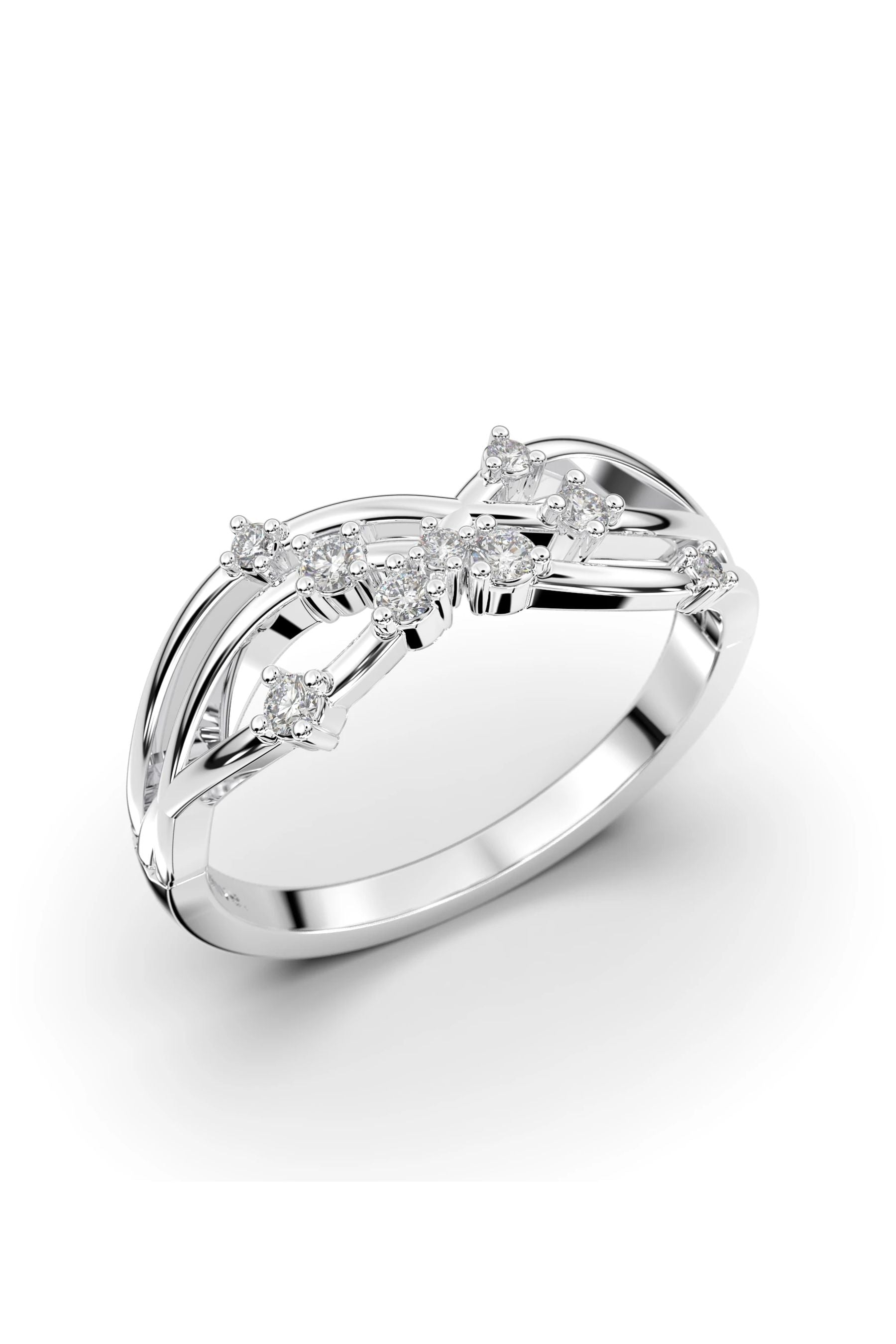 Festive Stella 3x0,015ct + 4x0,01ct + 2x0,02ct 15,5