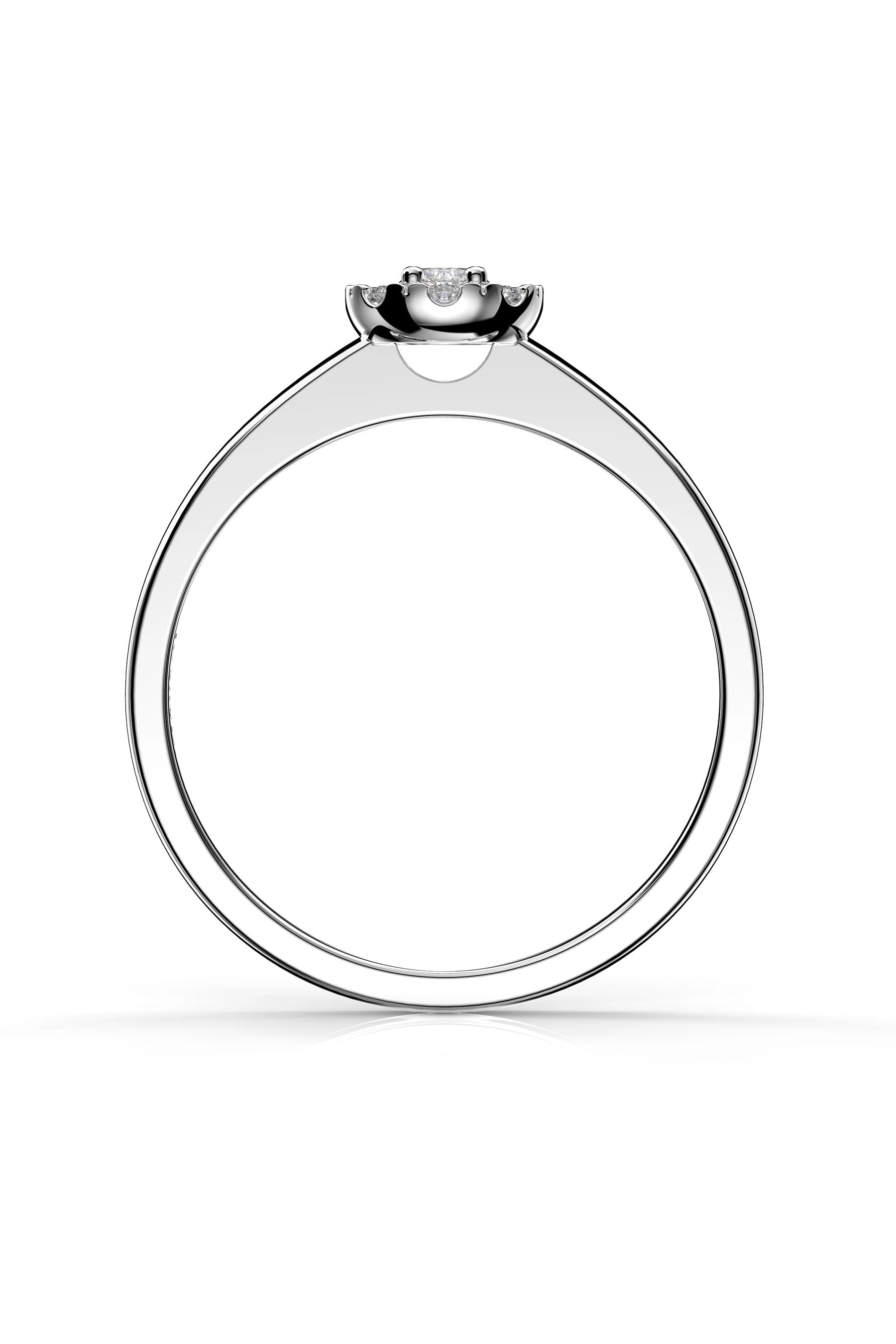 Festive Bella Halo 0,07ct + 8x0,01ct 15,5