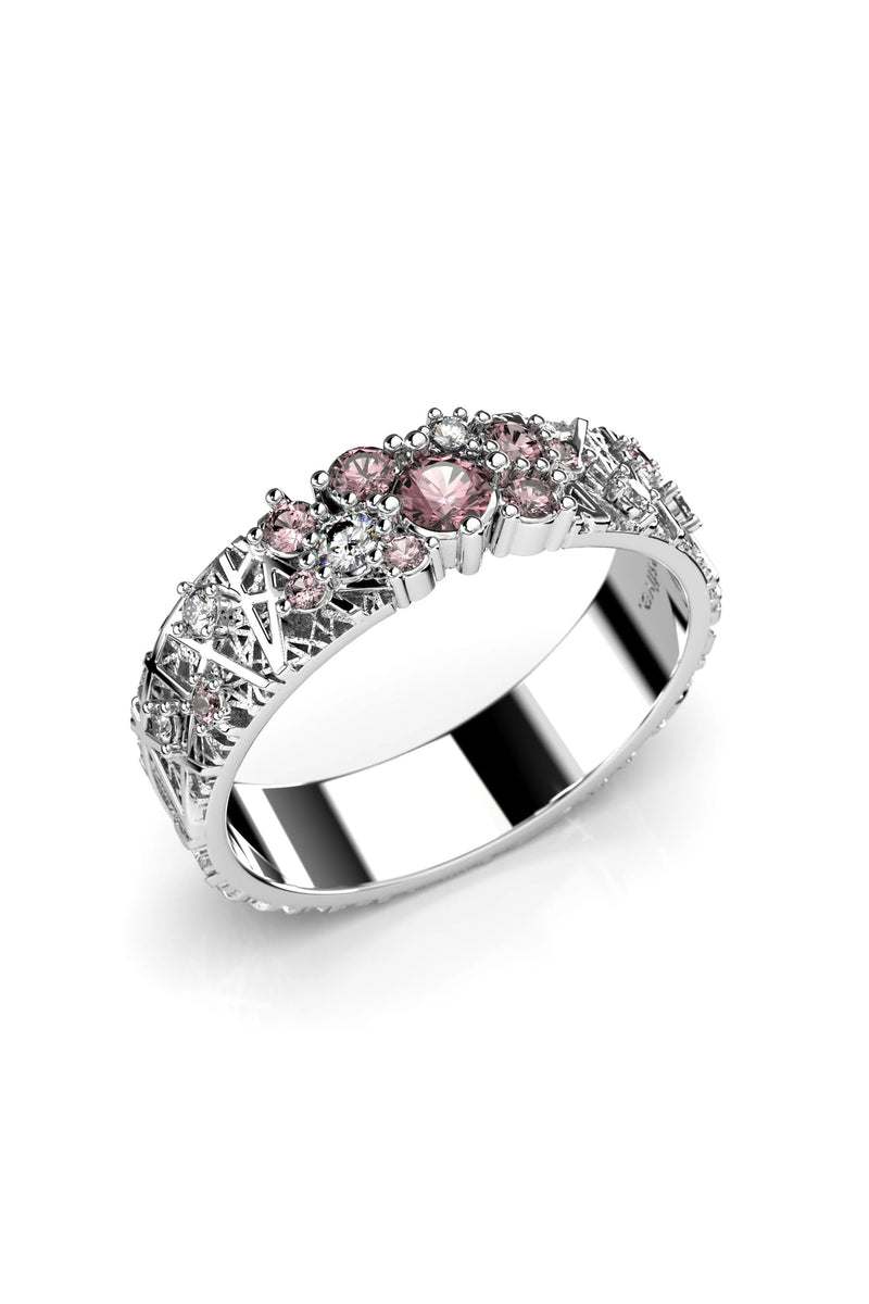 Festive Routa Rakka Pink 0,03ct + 5x0,01 + Pinkki Safiiri + Turmaliini 627-033P-VK tuotekuva