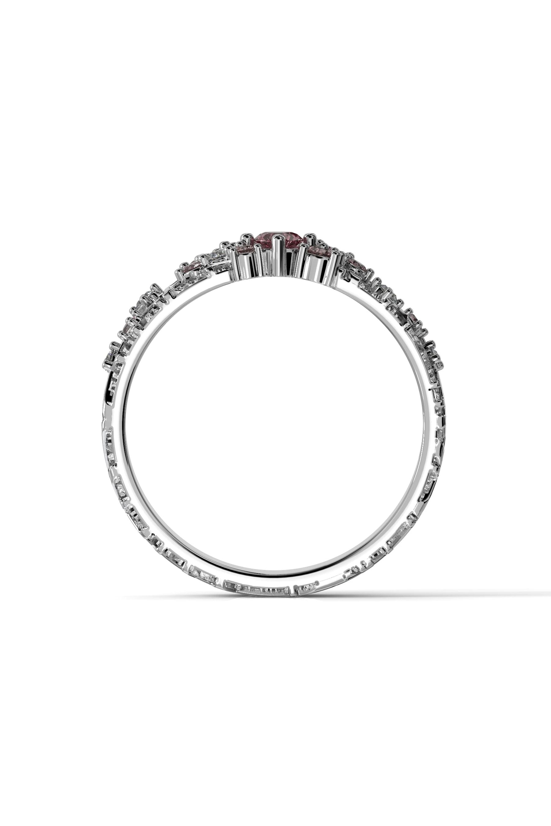 Festive Routa Rakka Pink 0,03ct + 5x0,01 + Pinkki Safiiri + Turmaliini 15,5